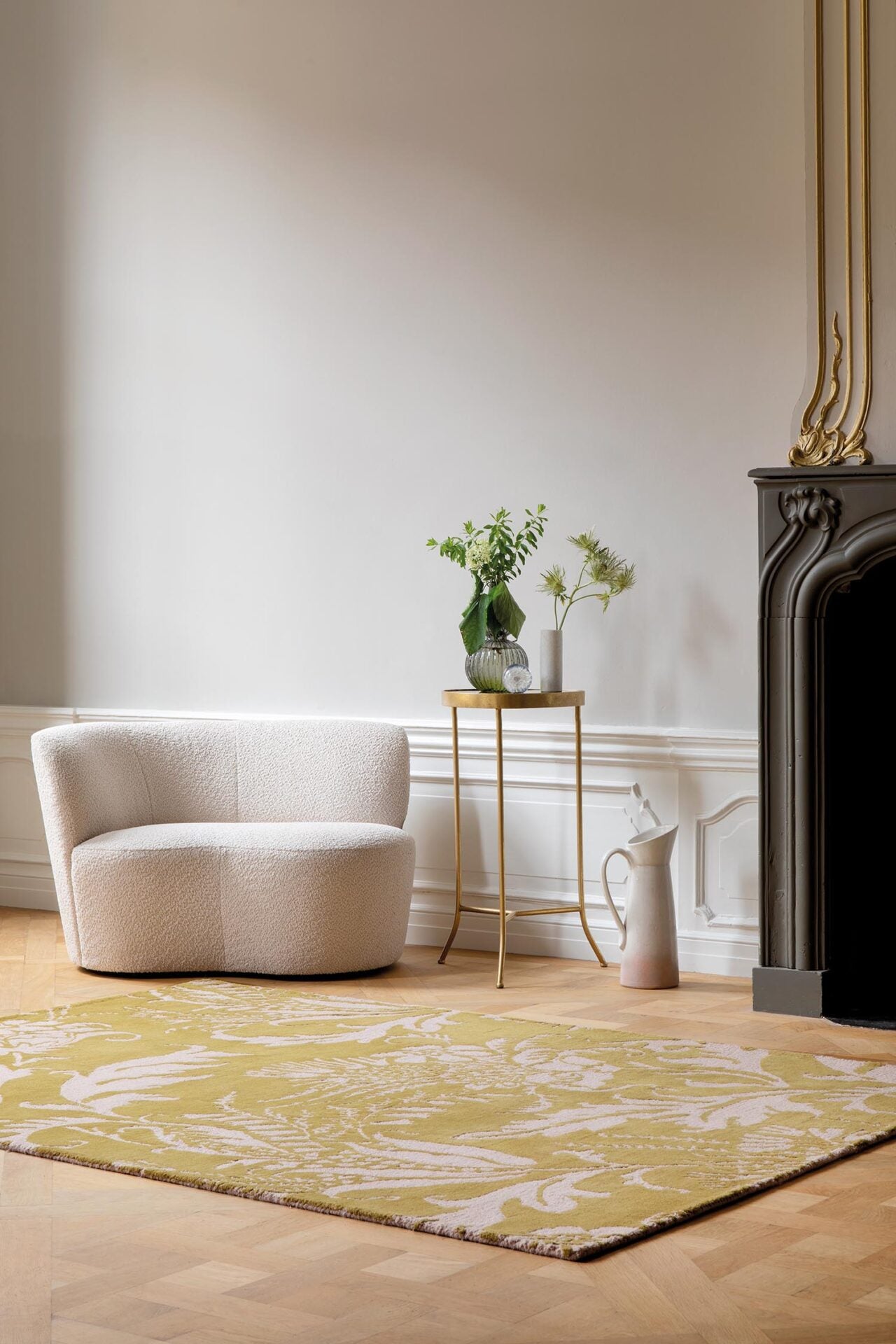 Dywan BAROQUE żółty