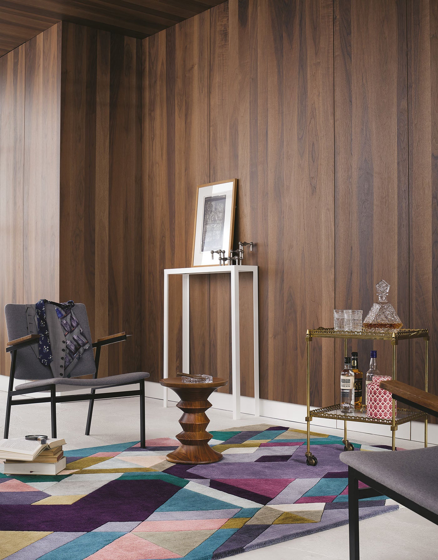 Dywan MOSAIC LIGHT PURPLE wielokolorowy