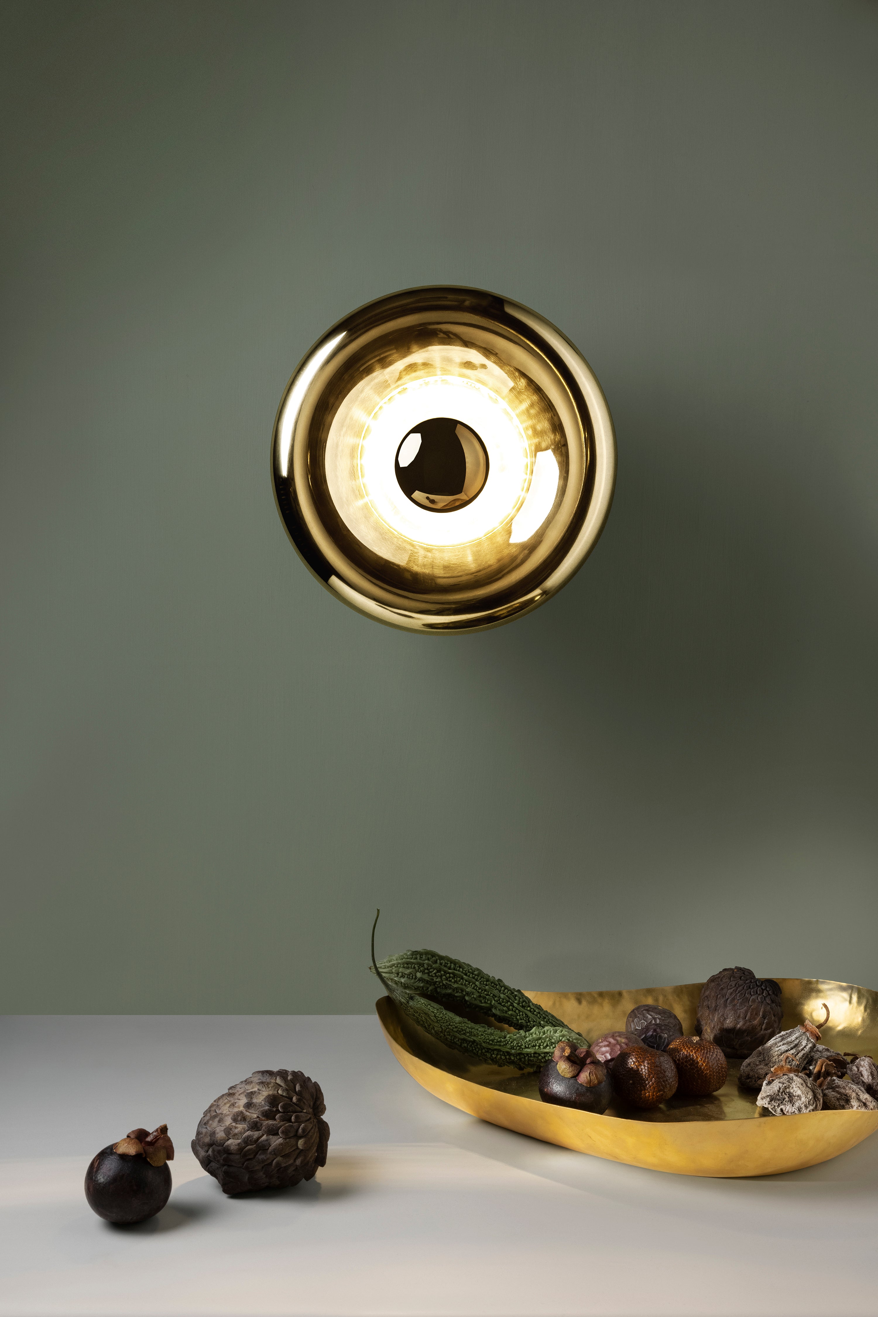Wandlamp VOID koper