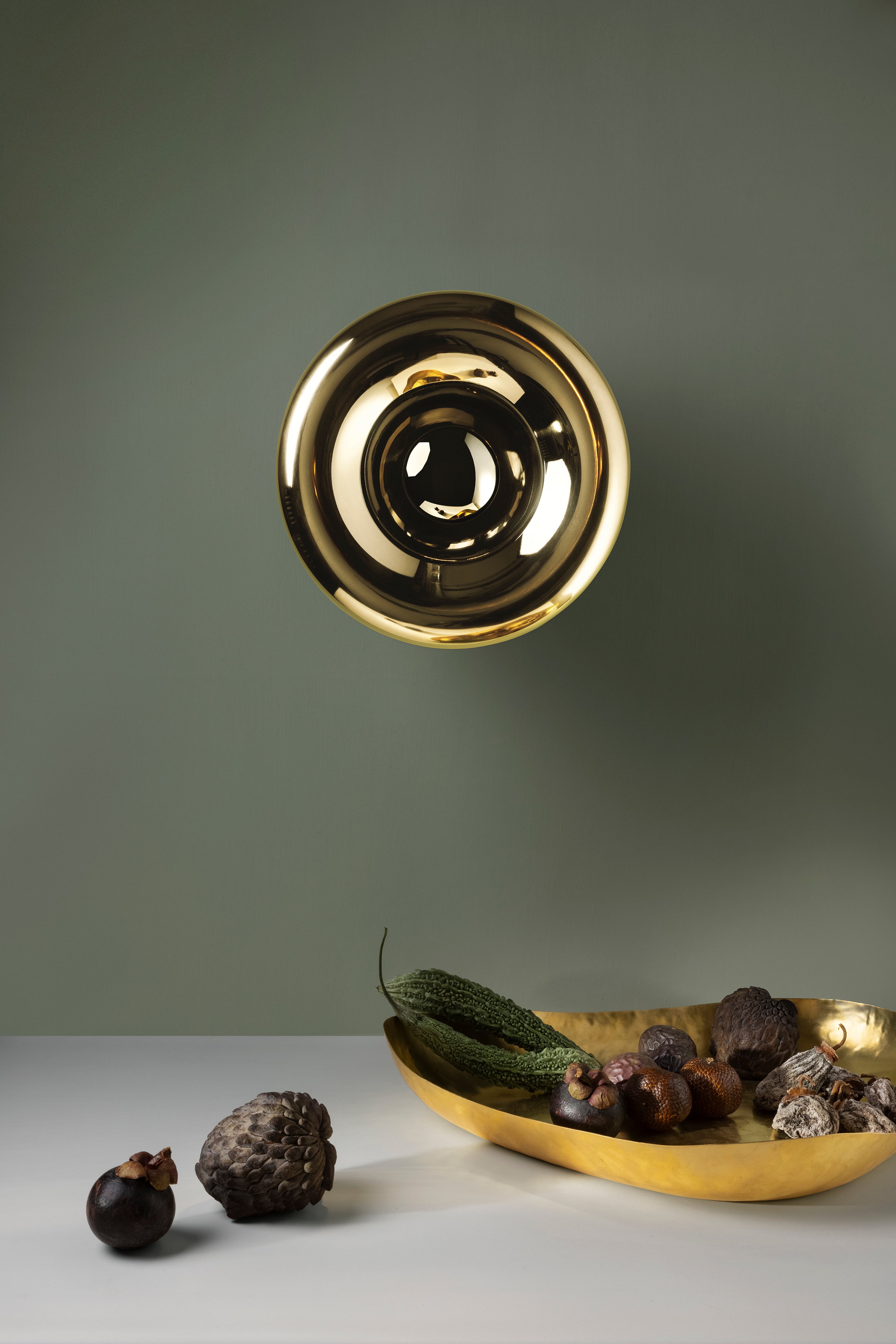 Wandlamp VOID koper