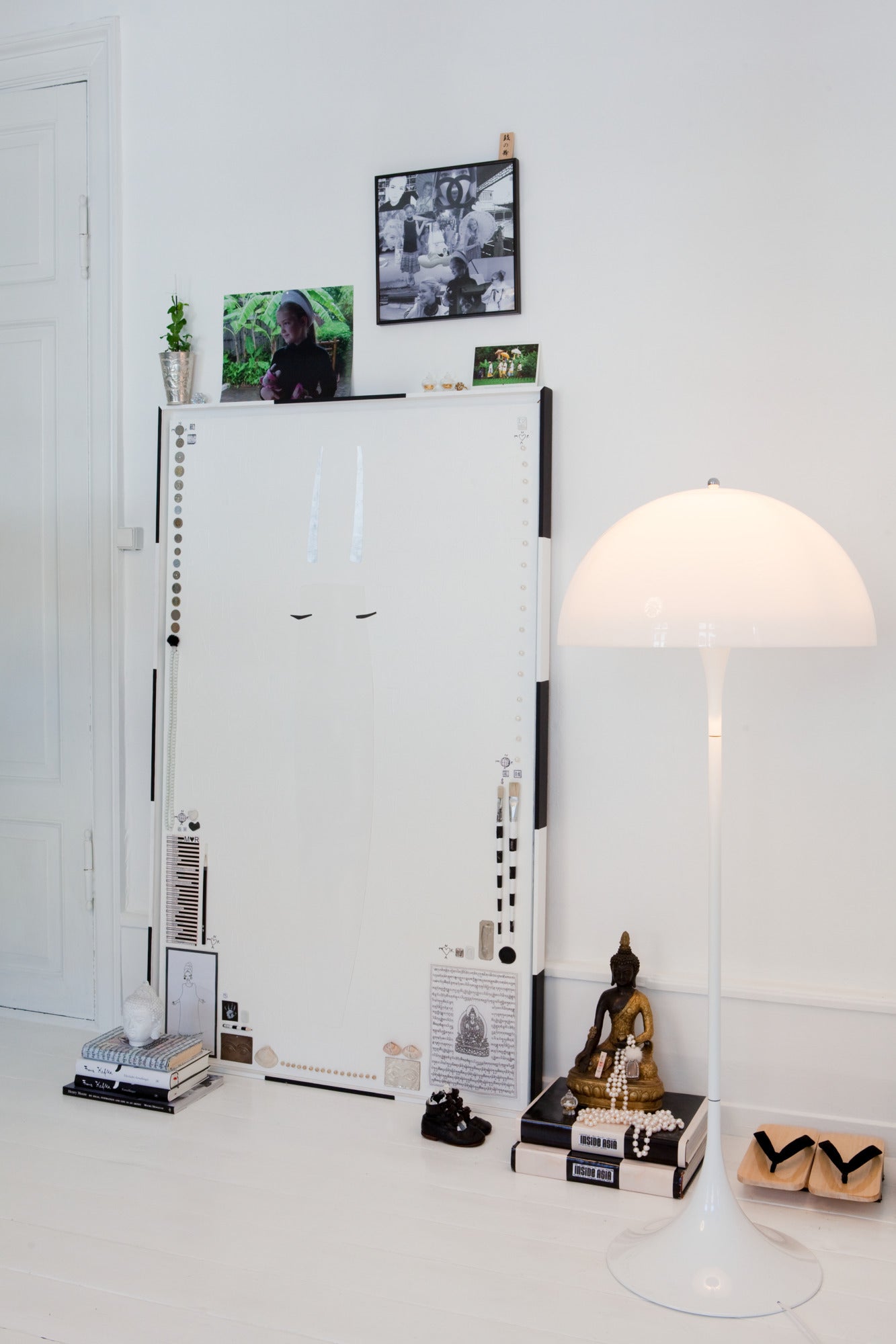 PANTHELLA Floor Lamp White