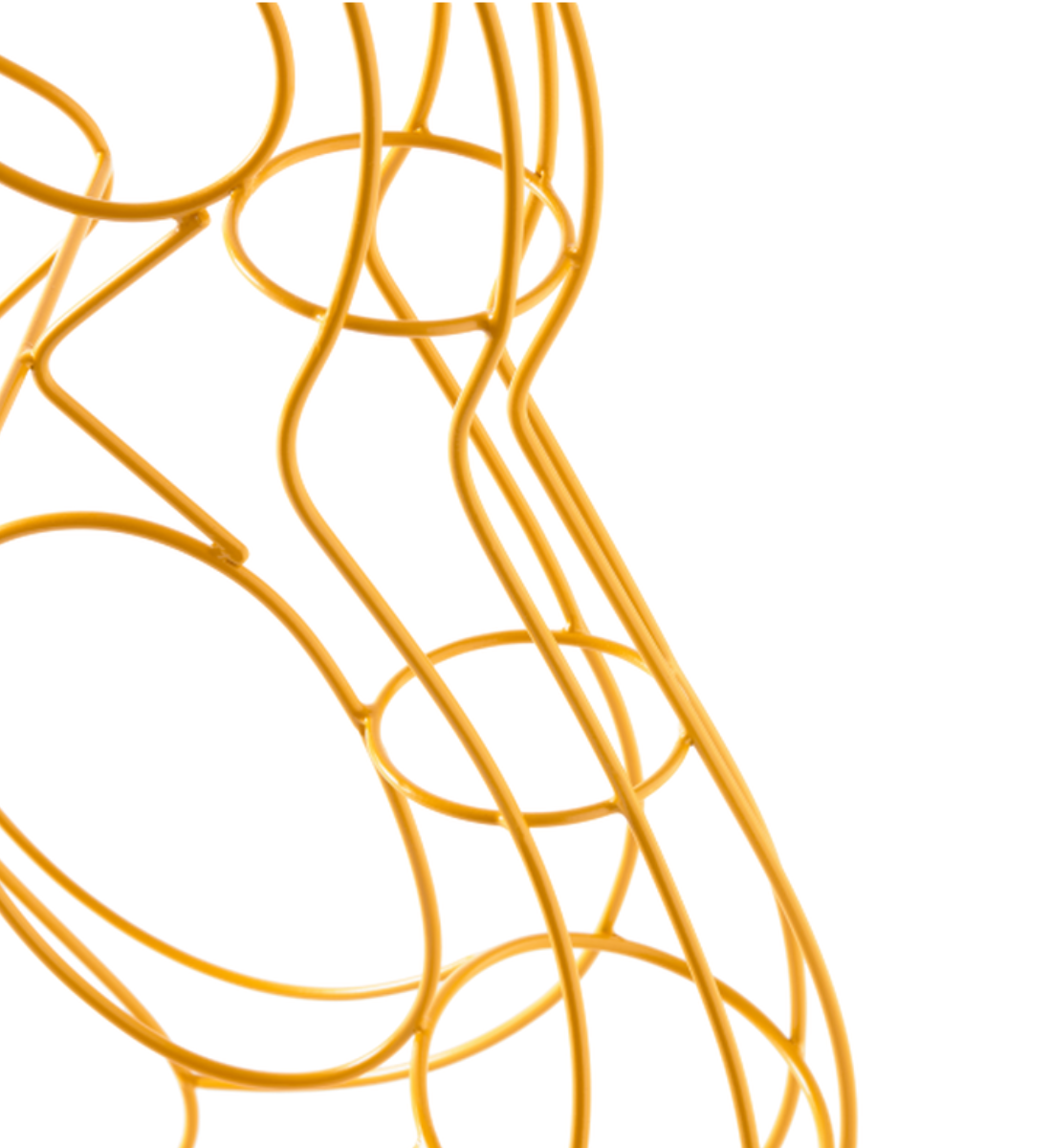 THREE EARS FRAME vase yellow