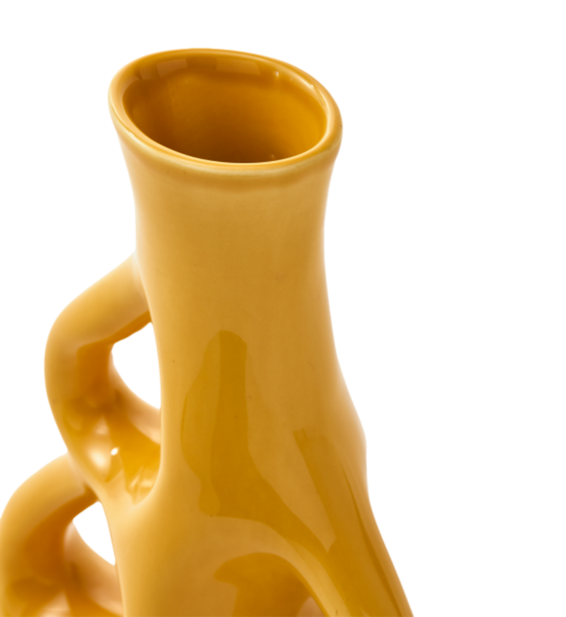 THREE EARS vase yellow