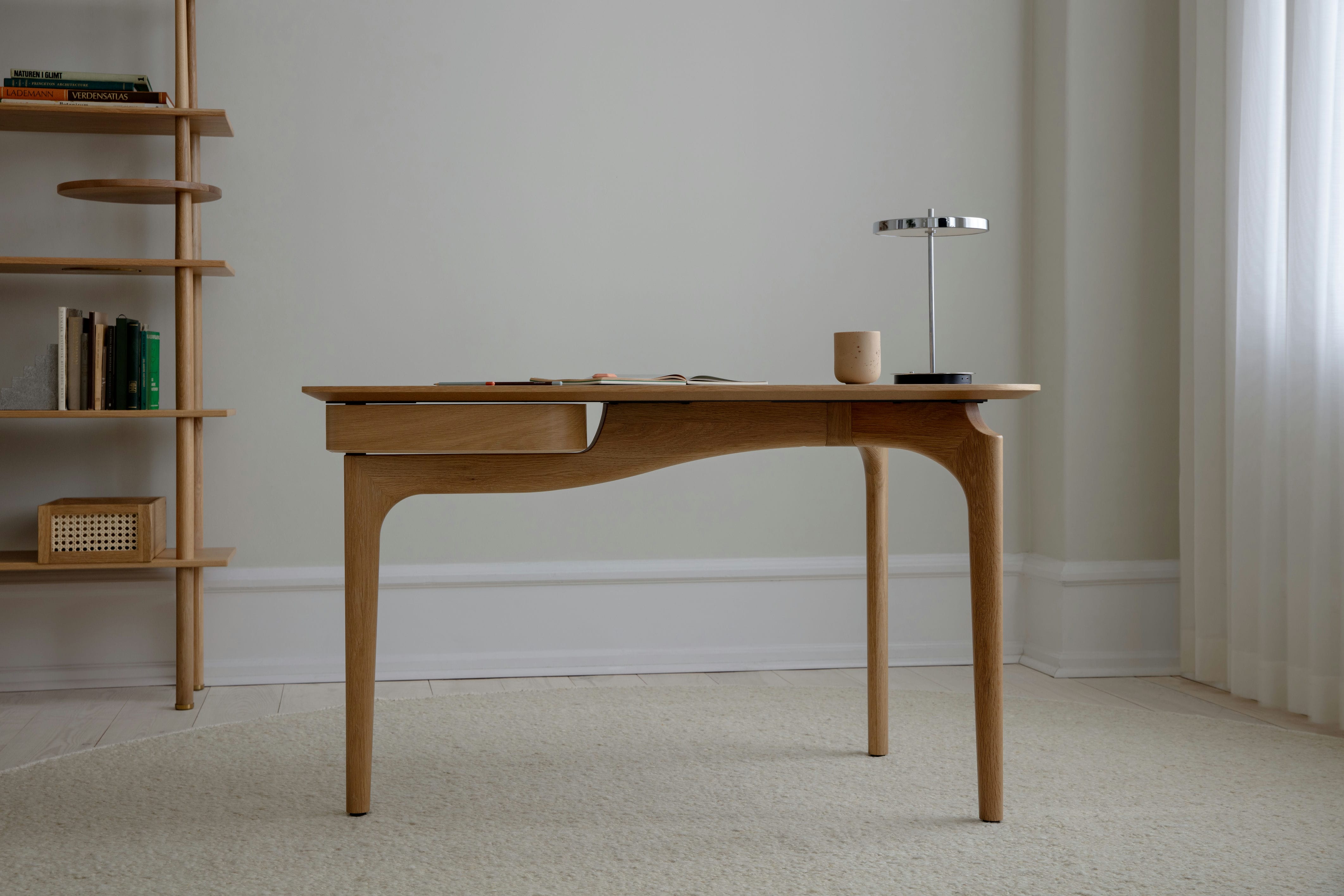 Lampa przenośna ASTERIA MOVE polerowana stal – styl minimalistyczny