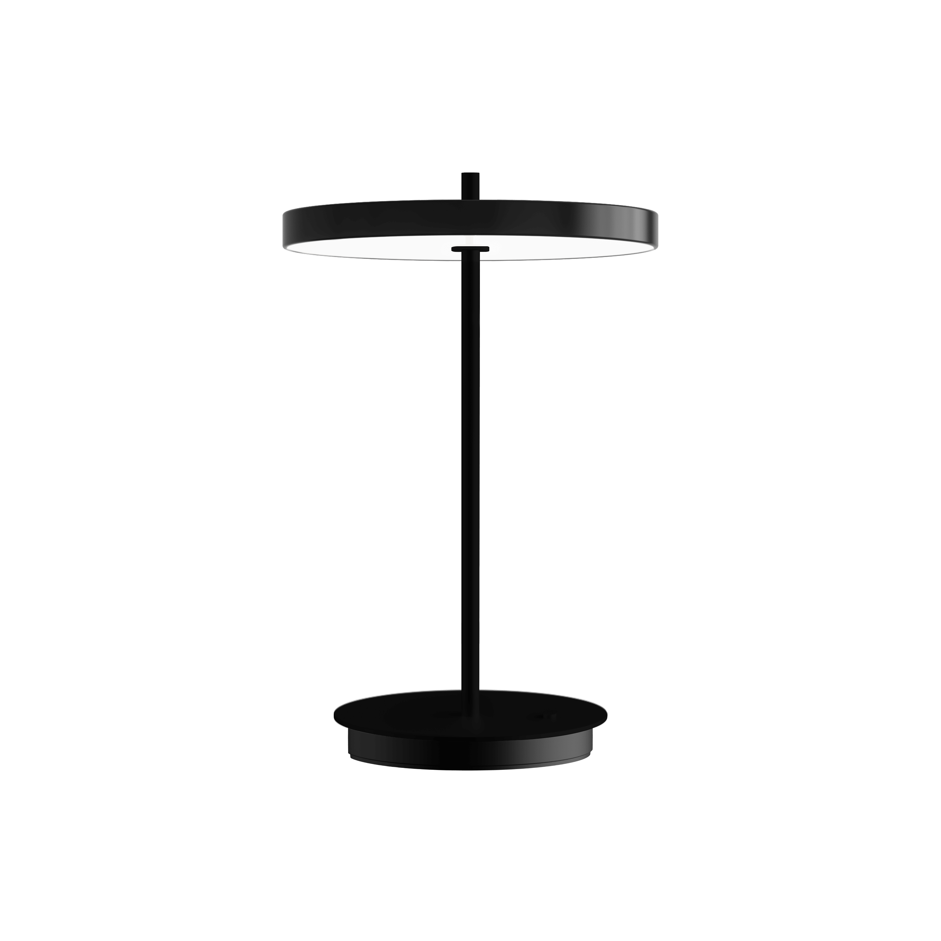 Portable lamp asteria black black with black base