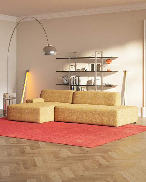 UMI Modular Sofa - Left-Arm Chaise in Autumn Orange
