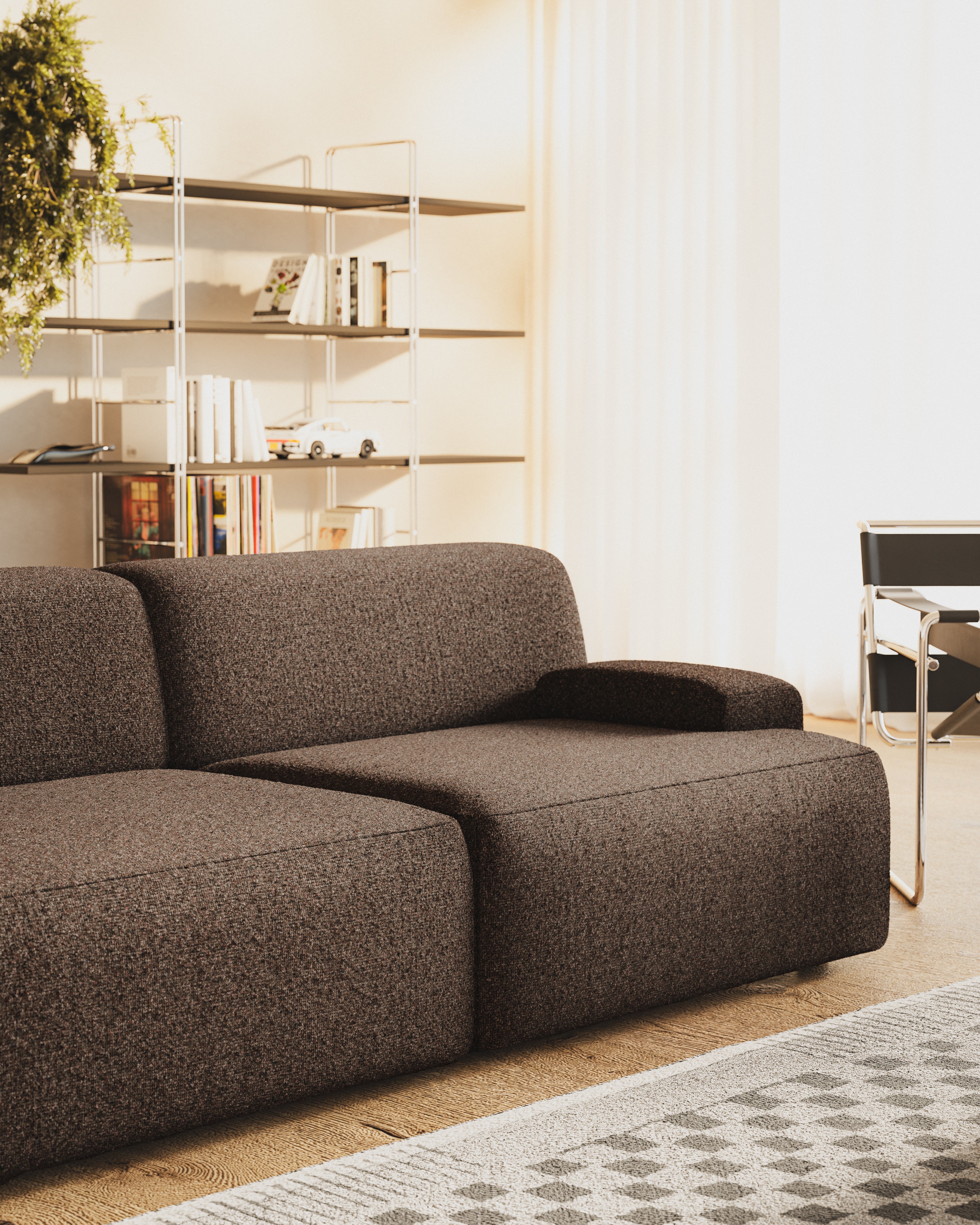Modulsofa 2-sitzig UMI braun