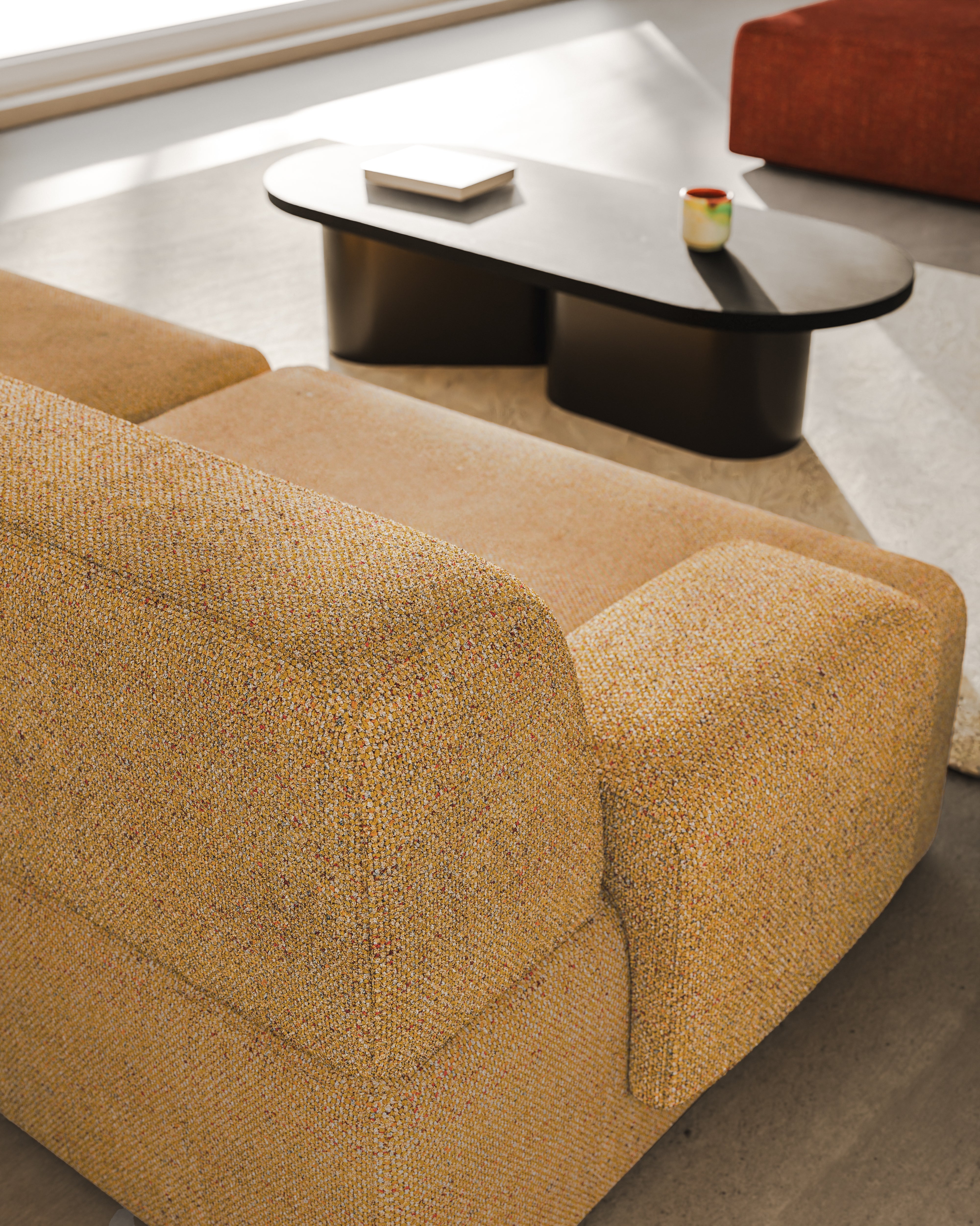 Modular 2-Seater Sofa UMI Autumn Orange