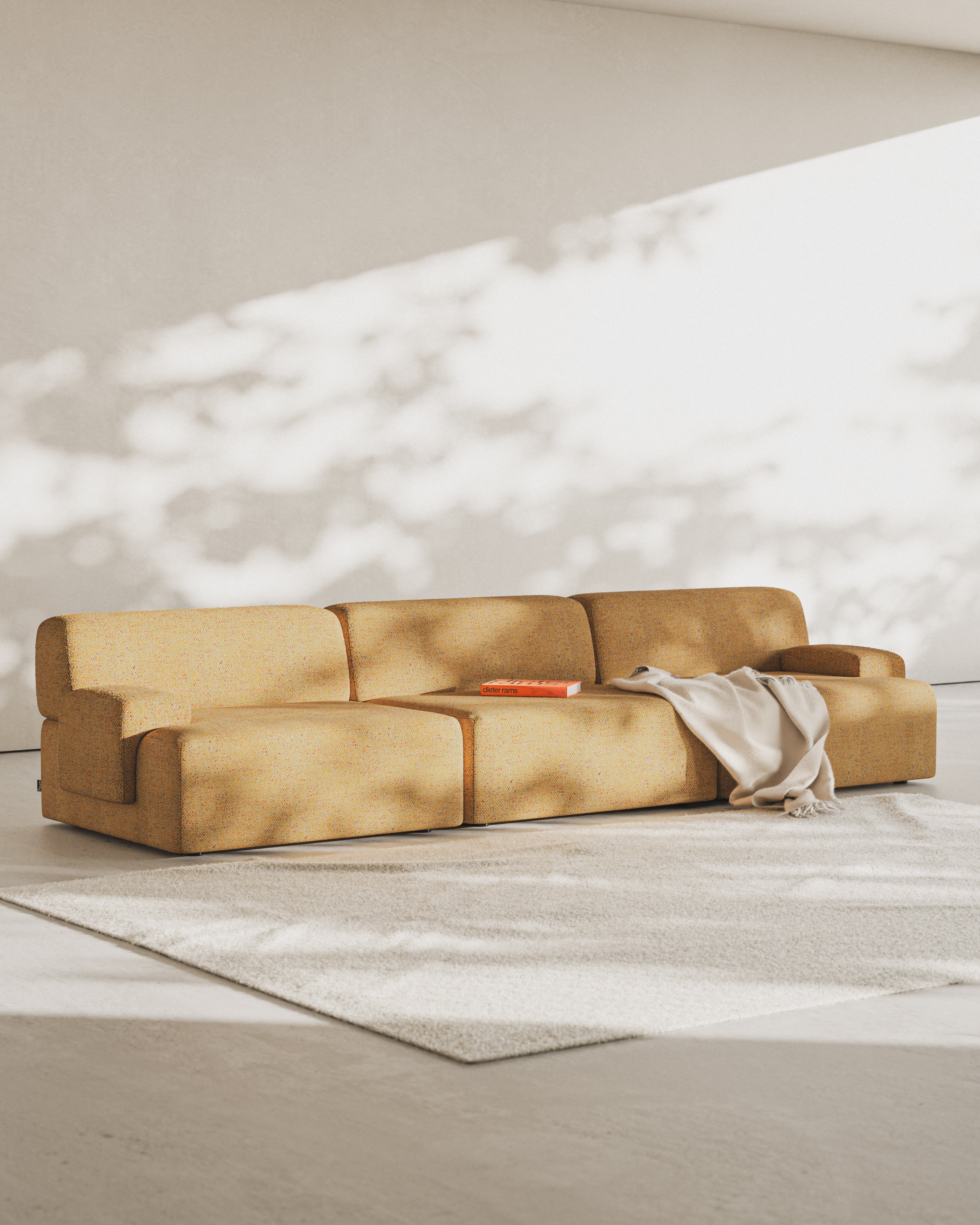 Modulaire 3-zitsbank UMI herfstoranje