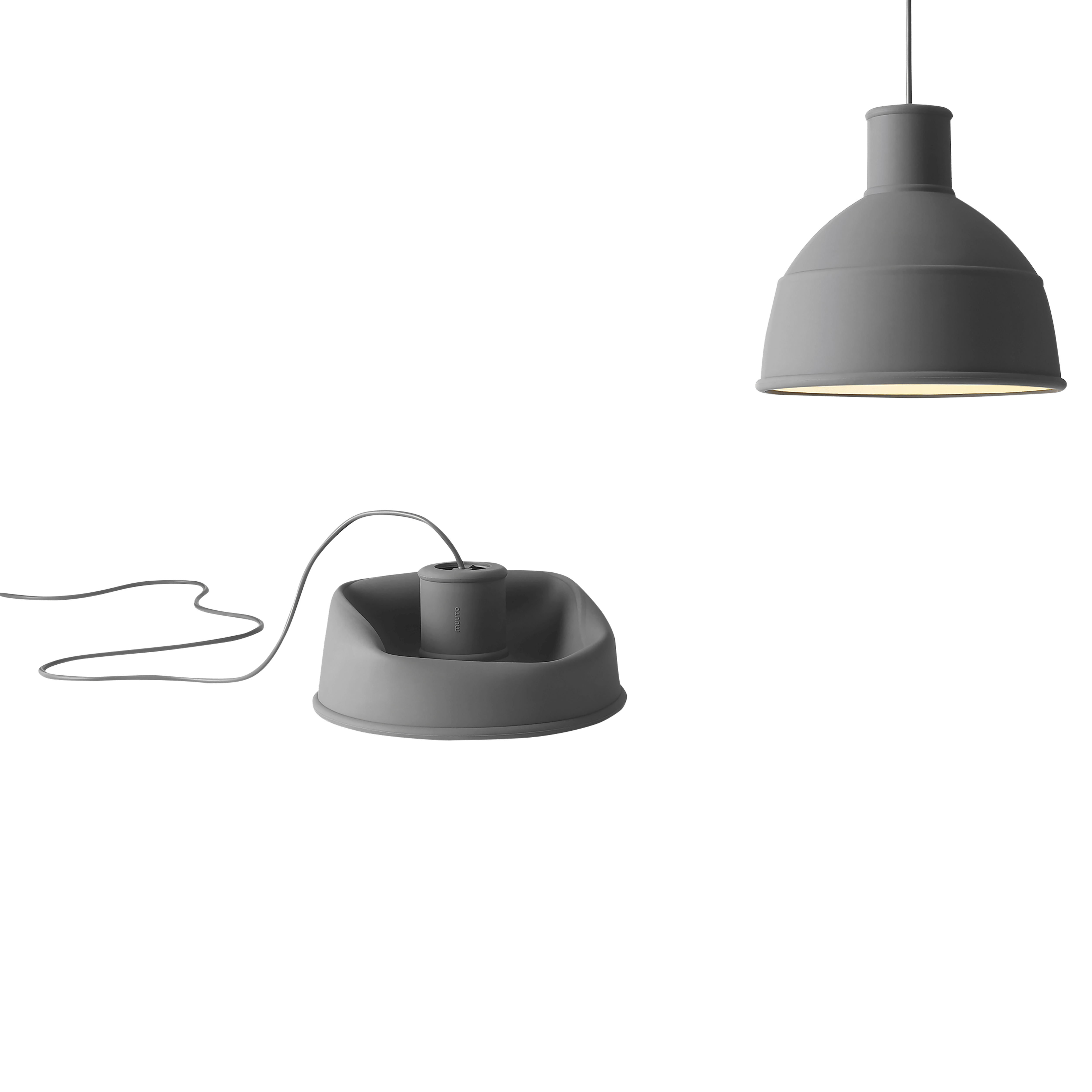 Hanglamp UNFOLD grijs