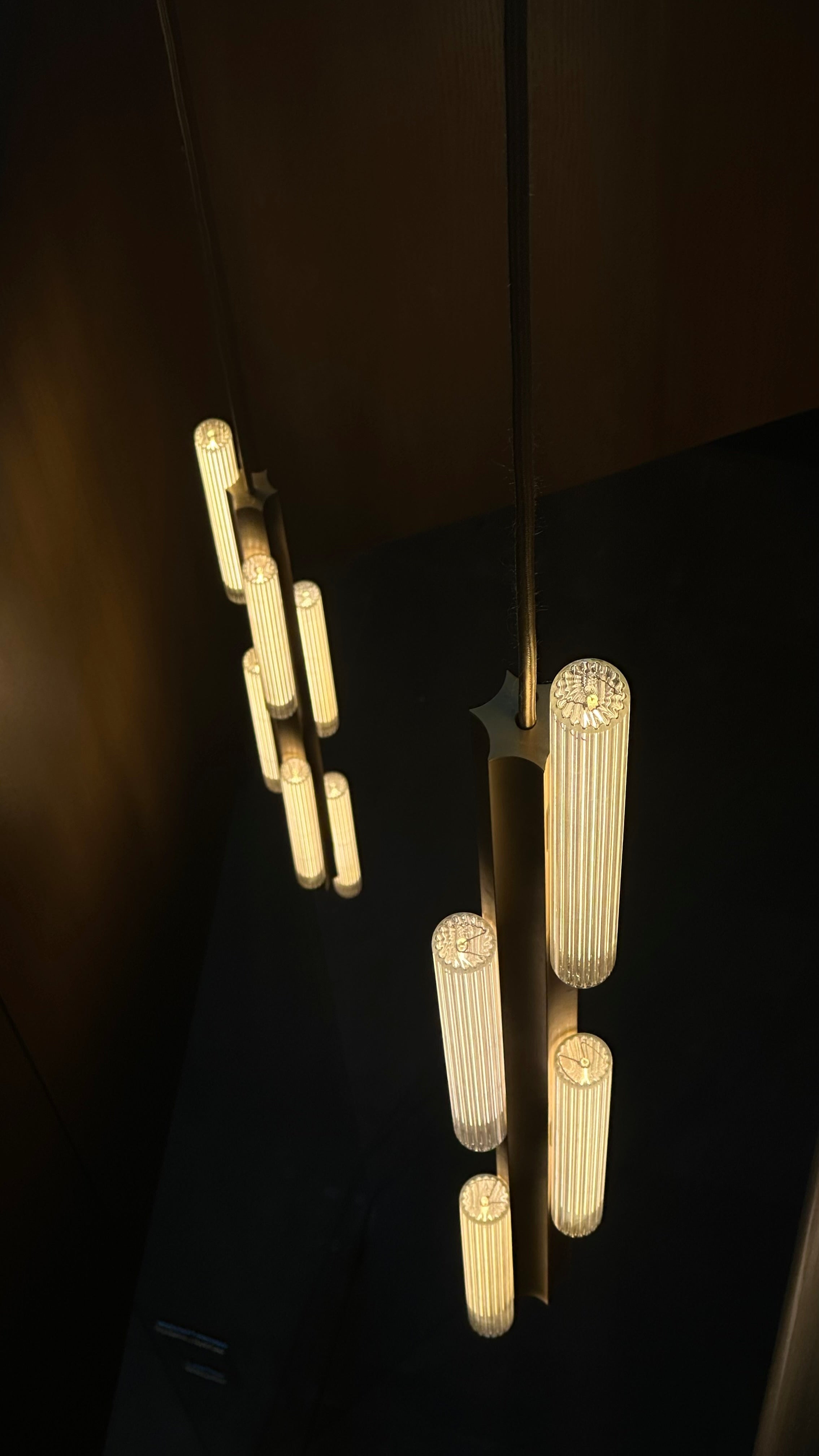 Hanglamp HAIL geborsteld brons