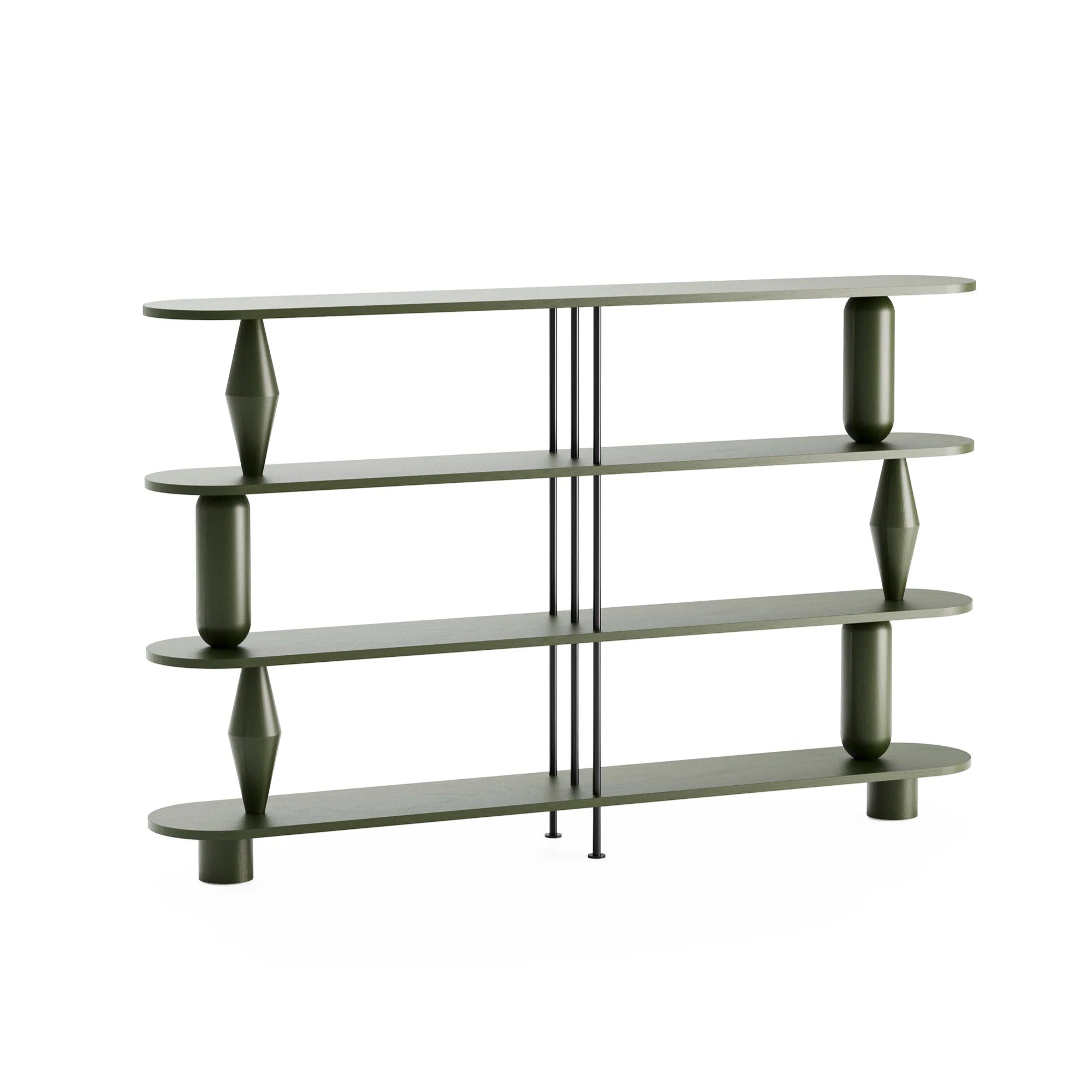 Regal VAZOO DUO grünes Eichenholz