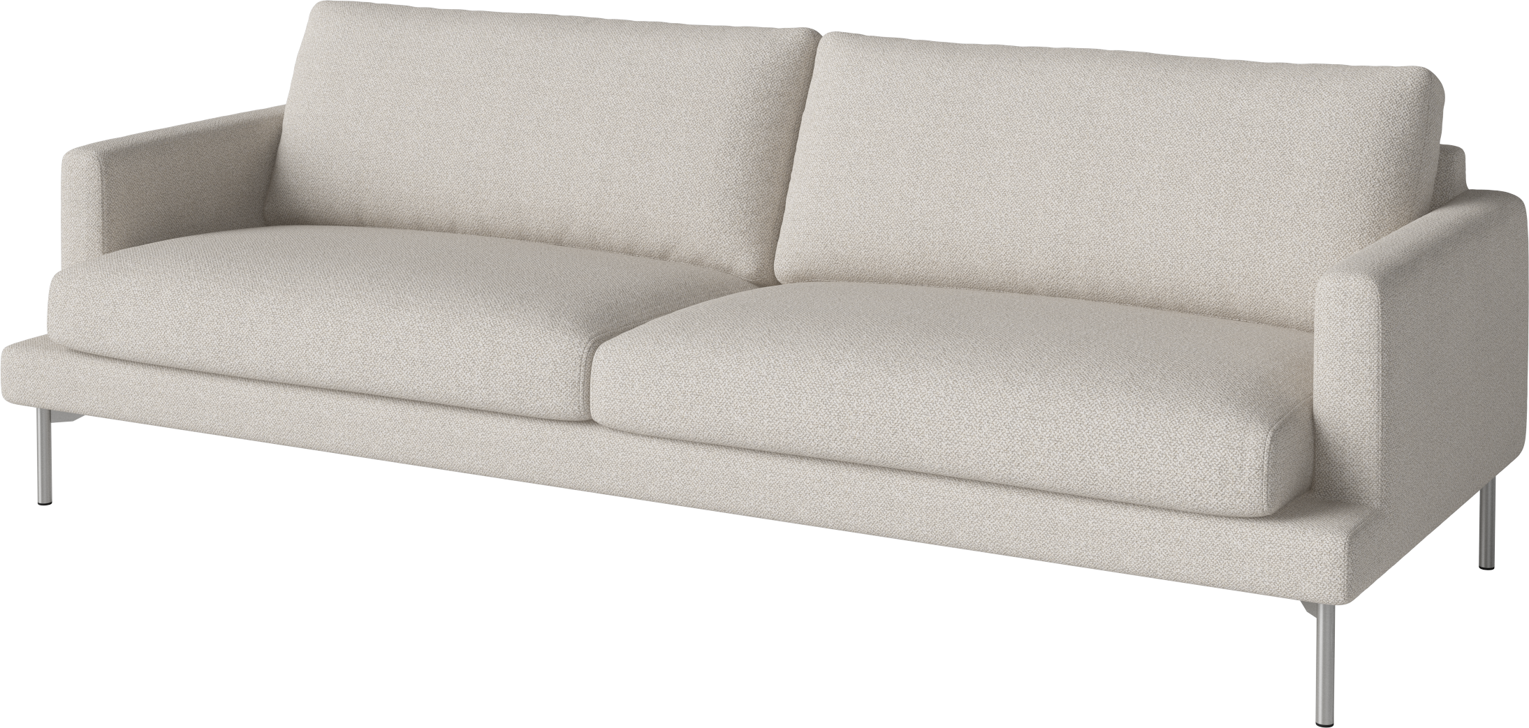 Sofa 3-zits VENEDA SLIM stalen basis
