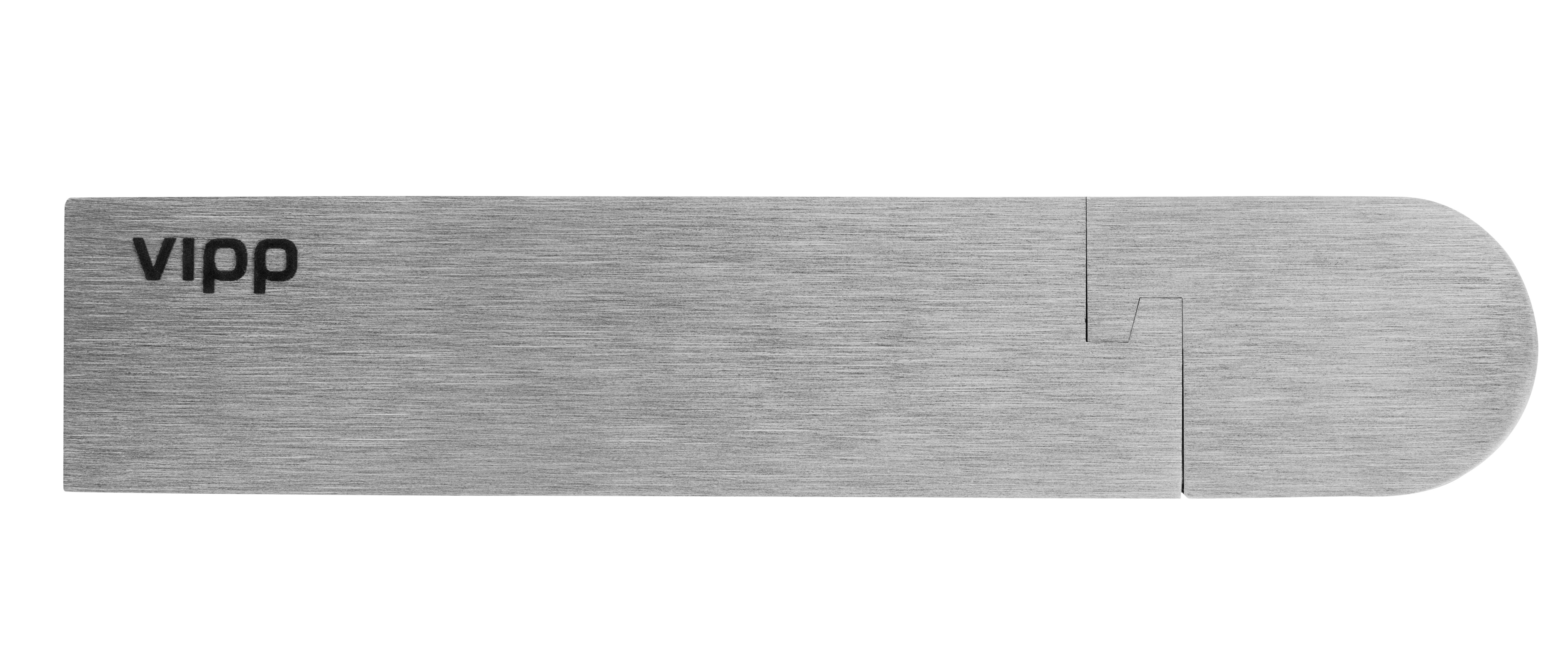 Toilettenpapierhalter VIPP aus Stahl mit Schwarz
