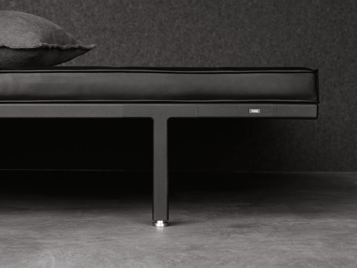 Liege 461 schwarze Leder