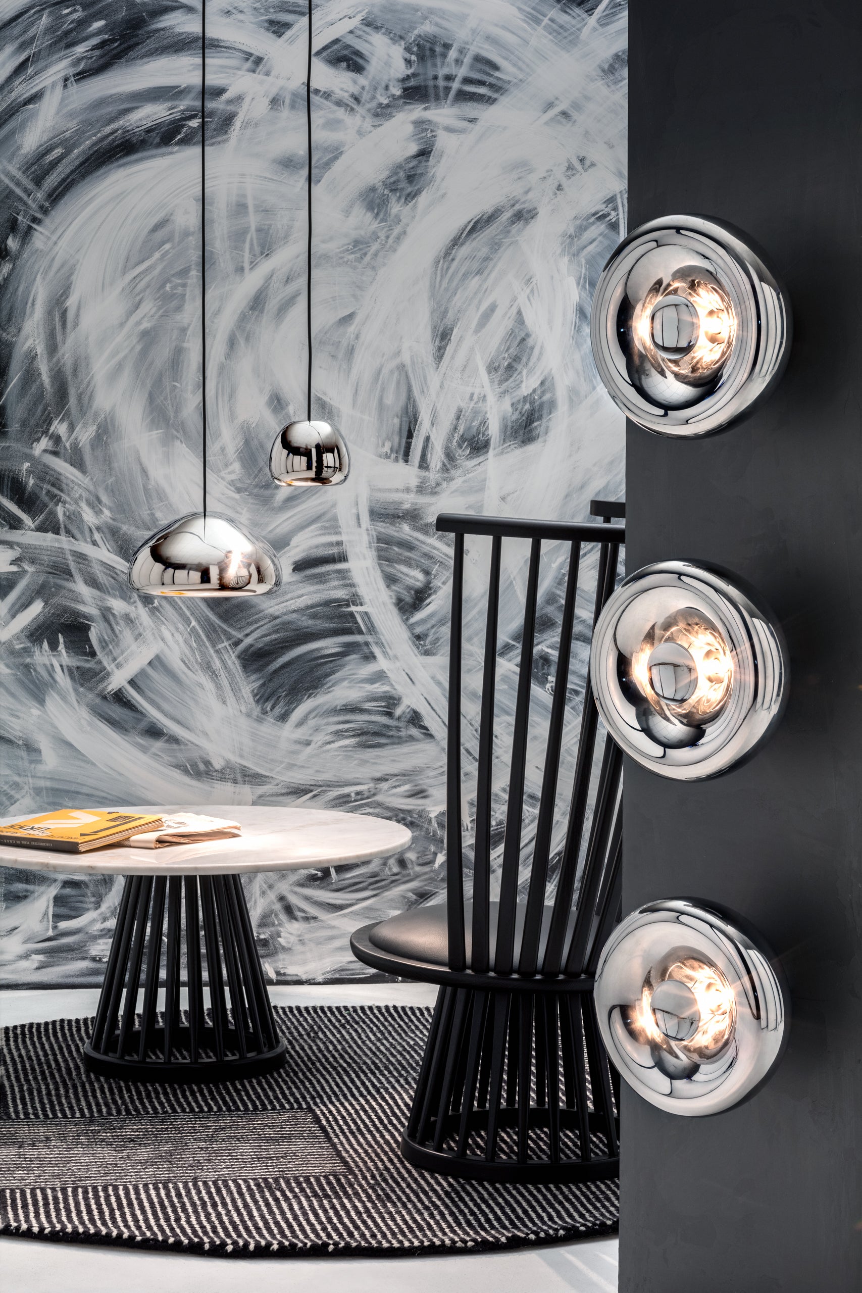 Wandlamp VOID koper