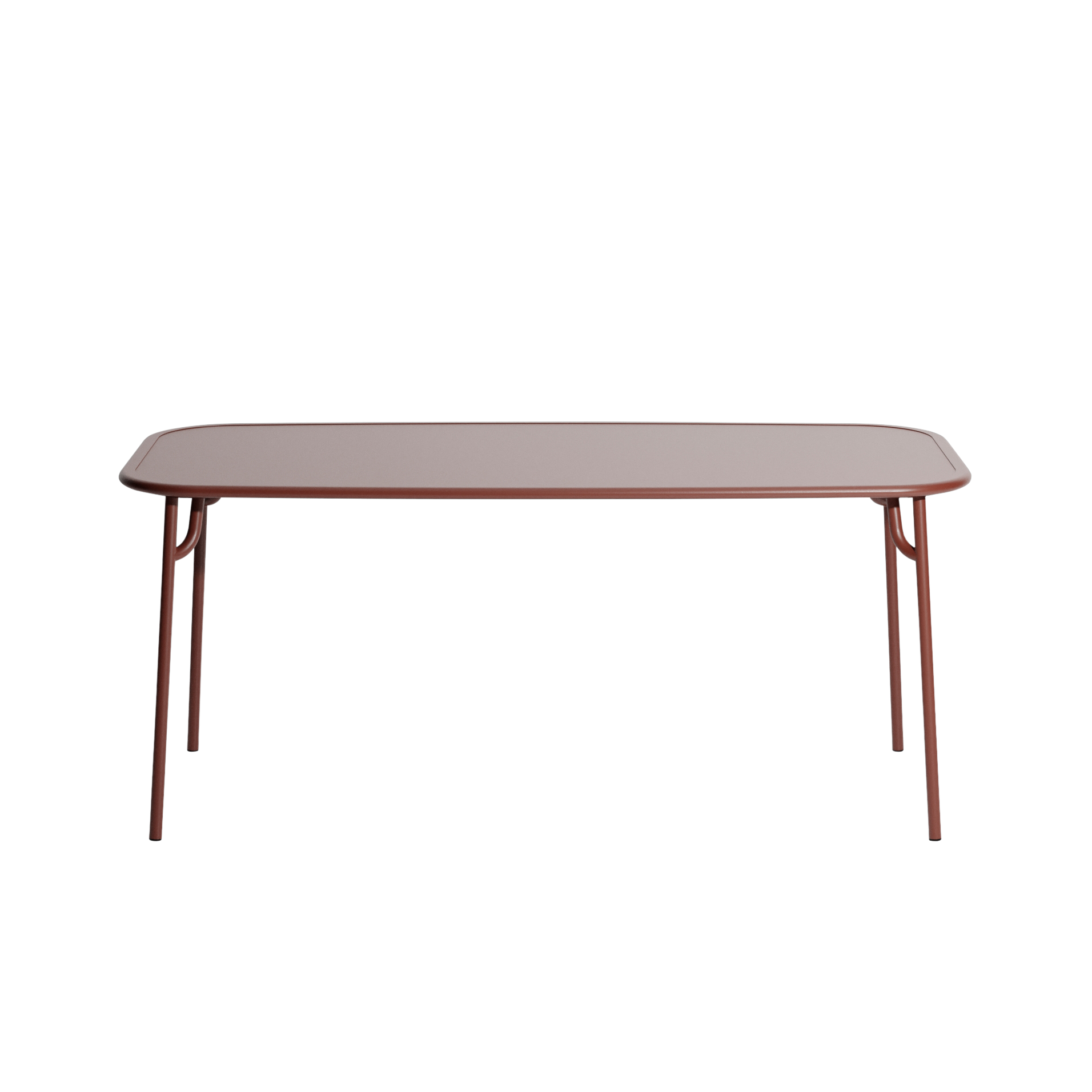 Tuin tafel WEEK-END roodbruin