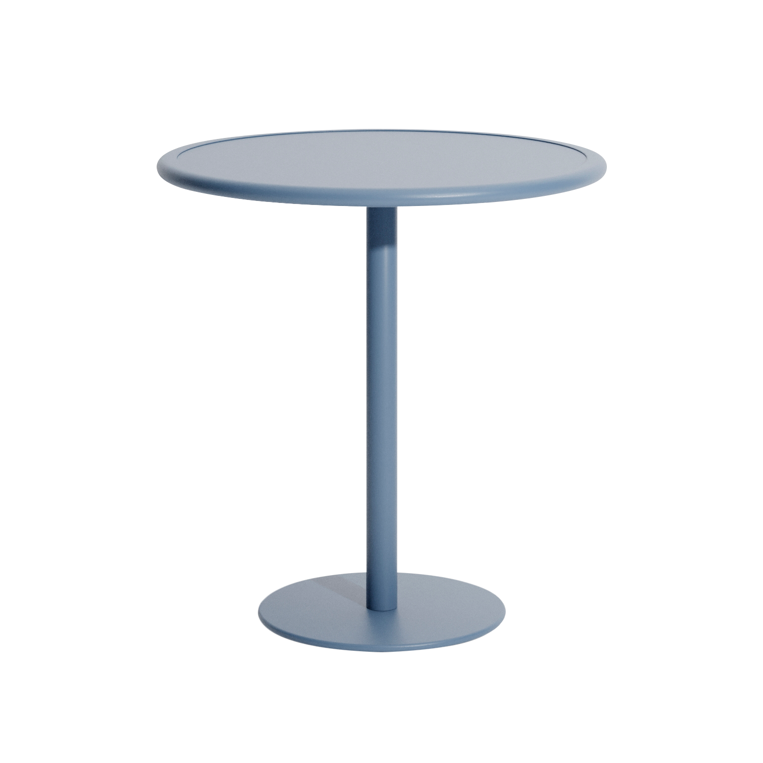 Ronde tuintafel WEEK-END in duifblauw