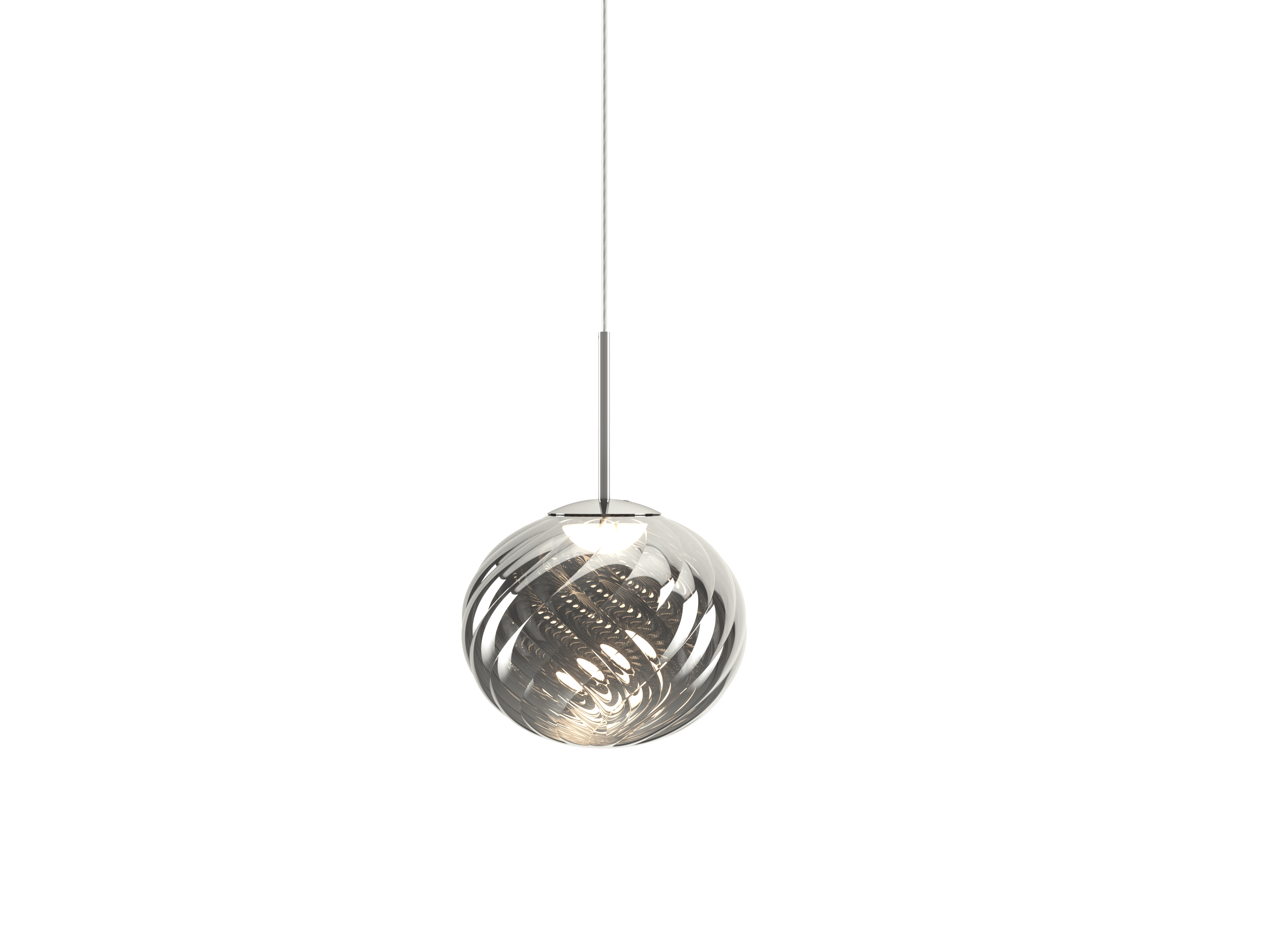 Pendelleuchte WHIRL silber