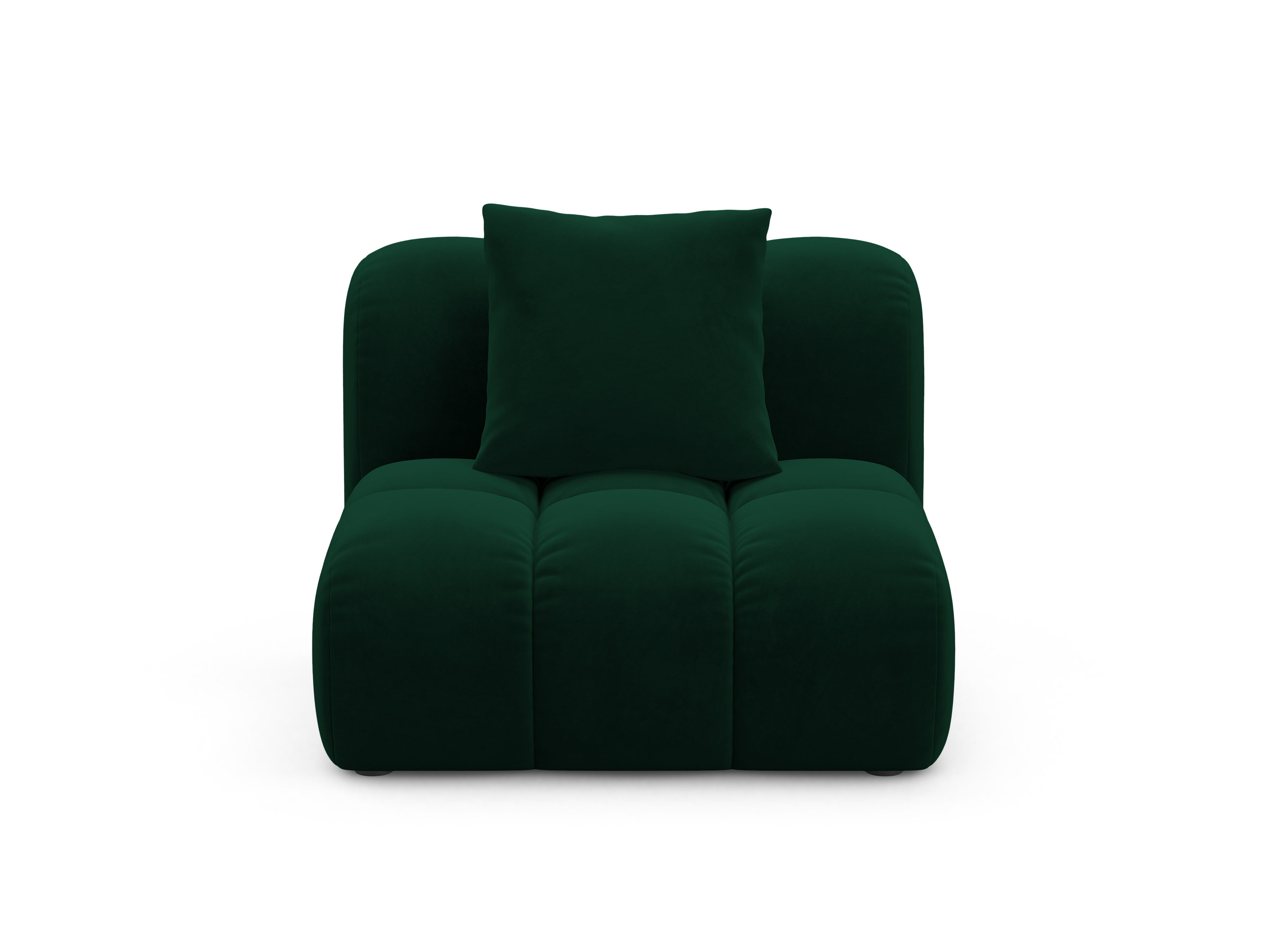 Fauteuil / fluwelen module ASTRO donkergroen
