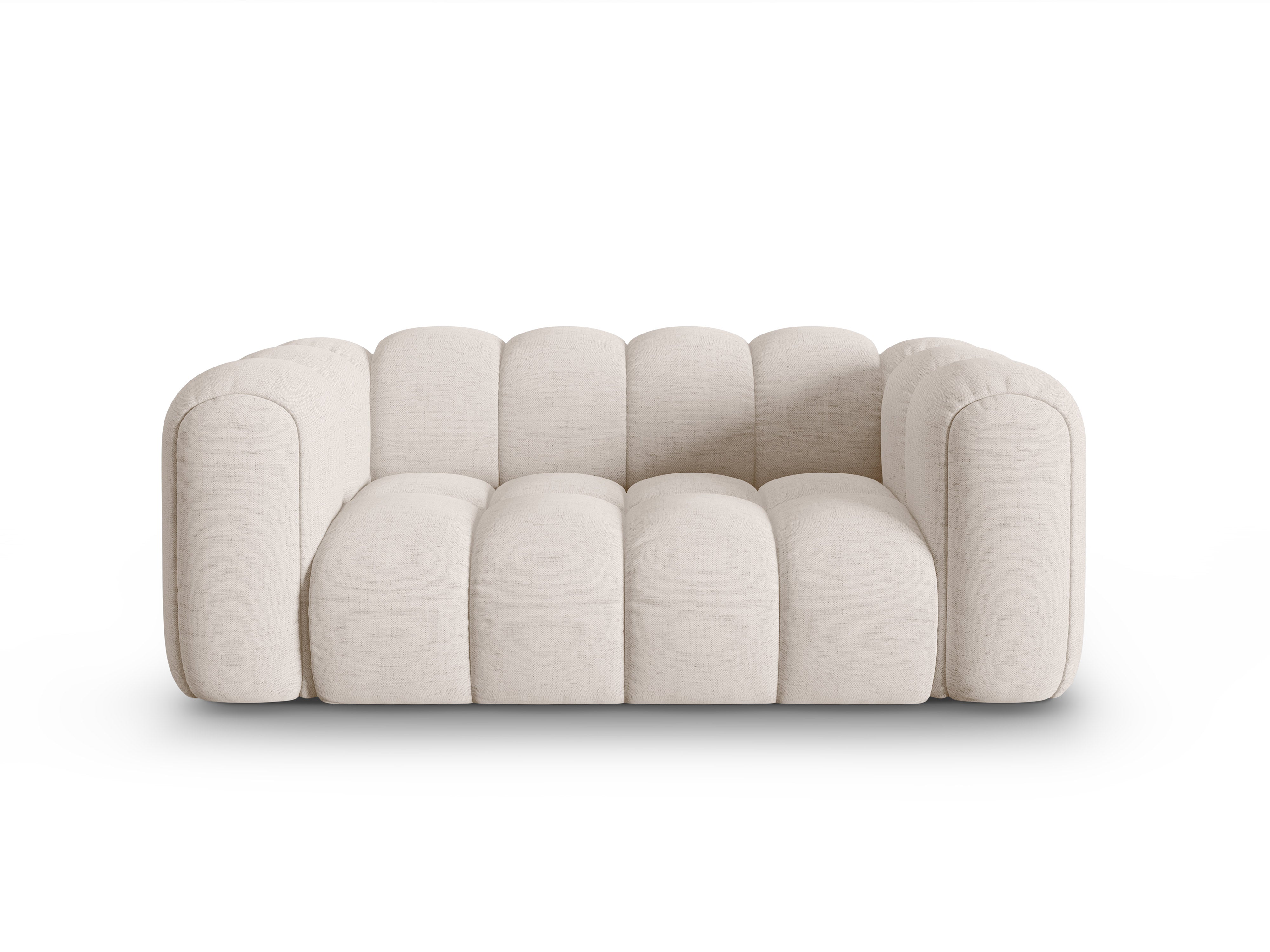 Sofa 2-sitzig ASTRO beige Chenille