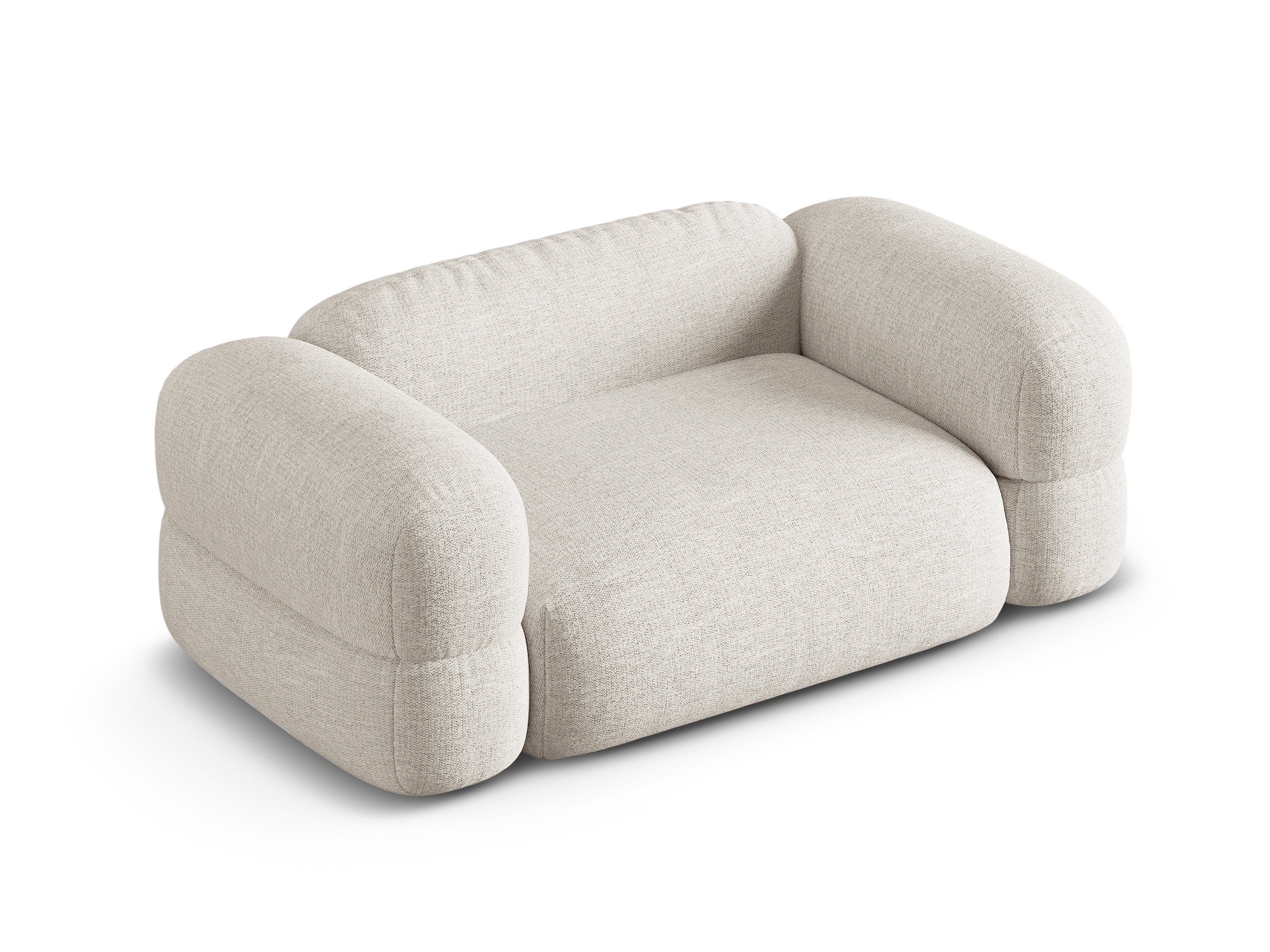 2-seater Sofa ROGER beige chenille