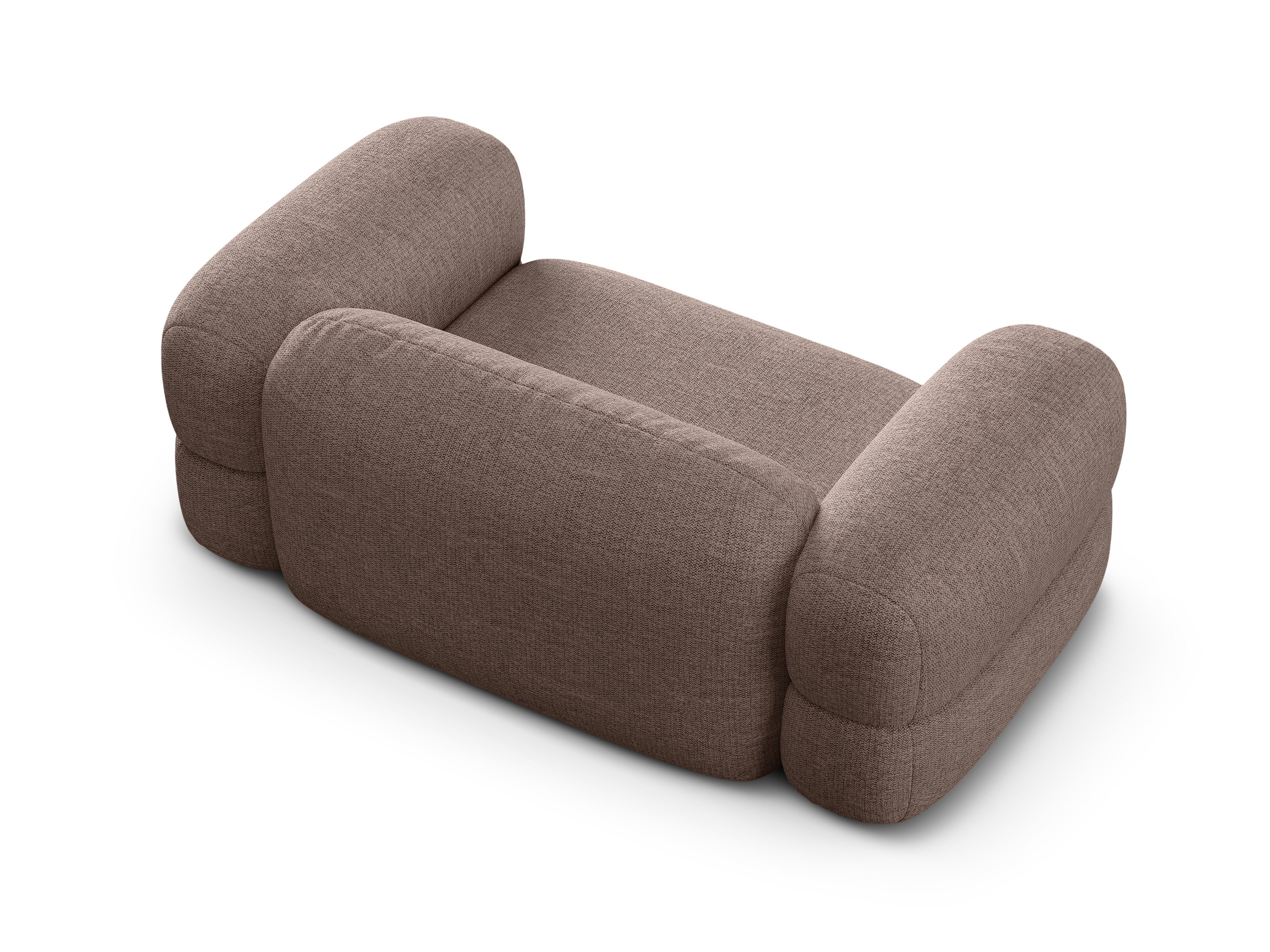 2-seater Sofa ROGER cappuccino chenille