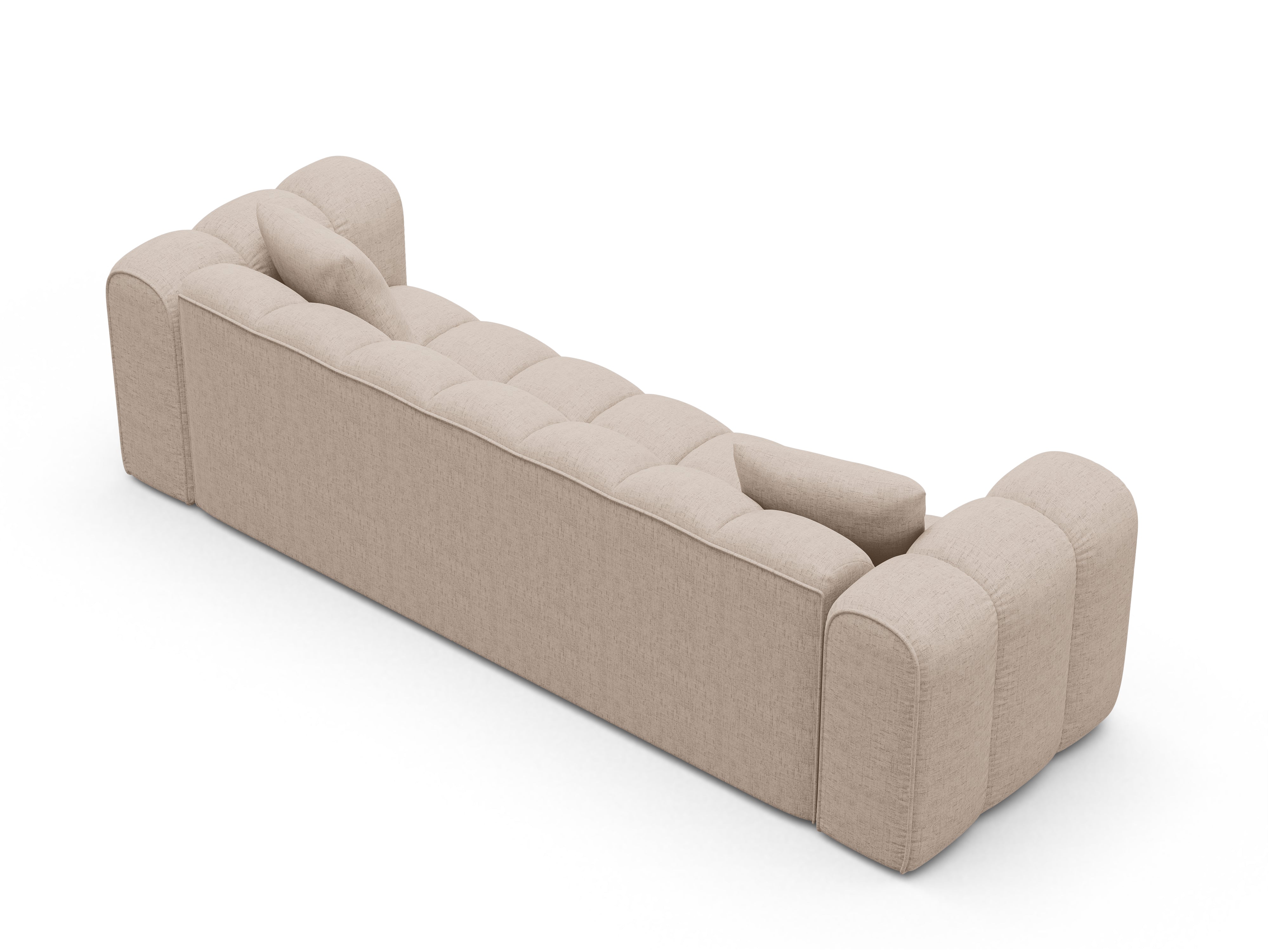 Sofa mit Schlaffunktion ASTRO cappuccino Chenille