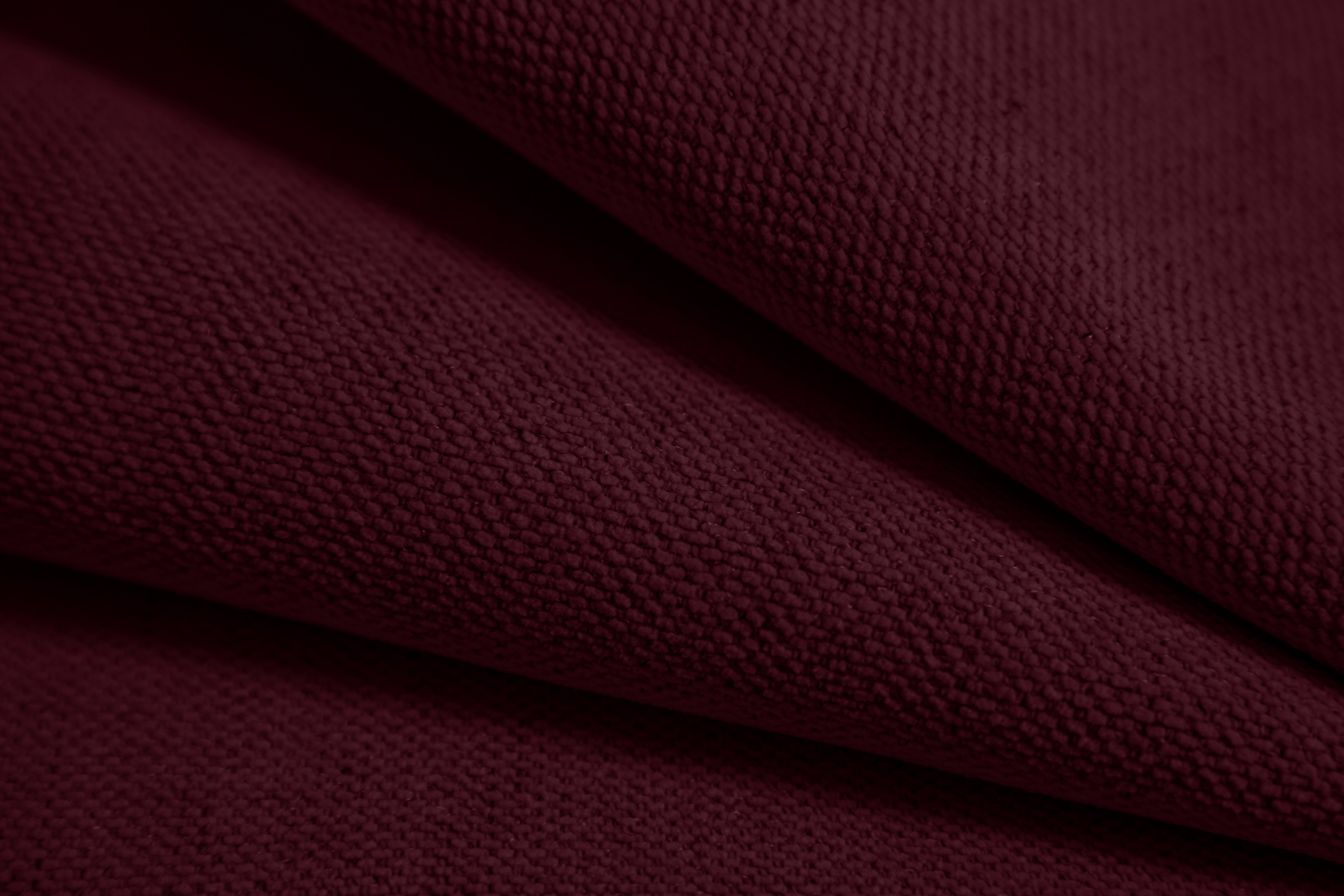 Sofa mit Schlaffunktion ASTRO burgunderfarbener Chenille