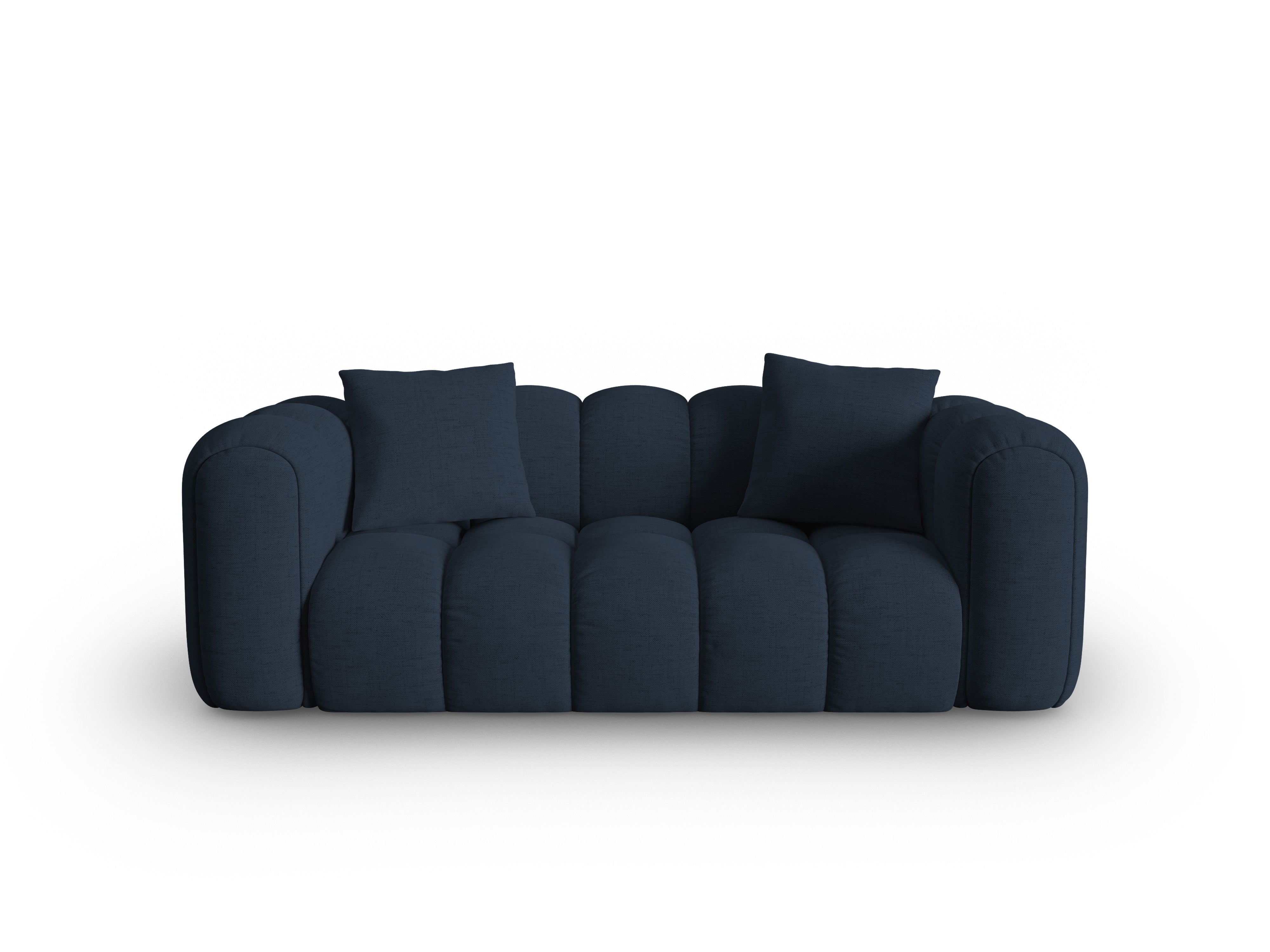 Sofa 3-zits ASTRO koninklijk marineblauw chenille
