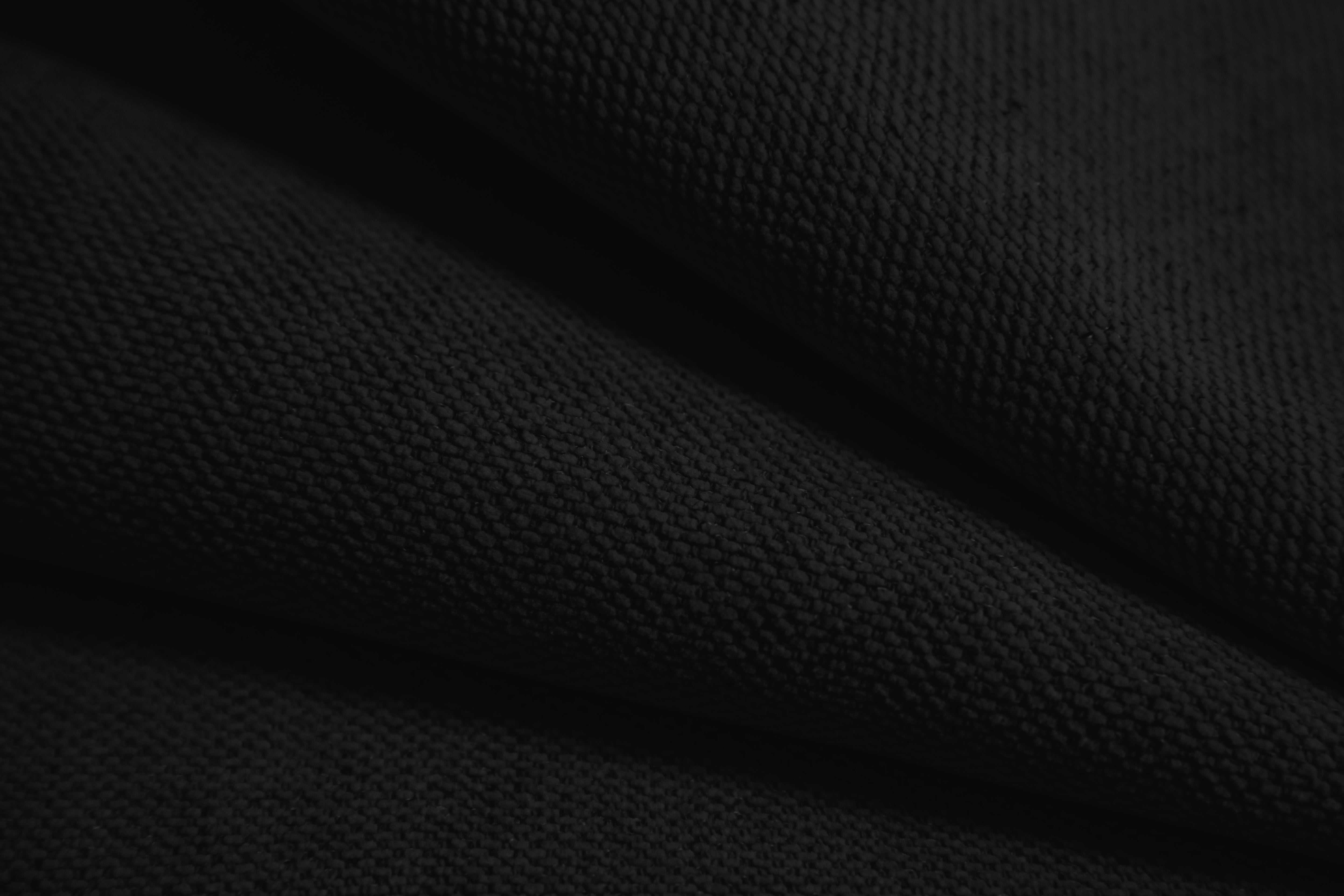 Sofa 3-Sitzer ASTRO schwarzes Chenille