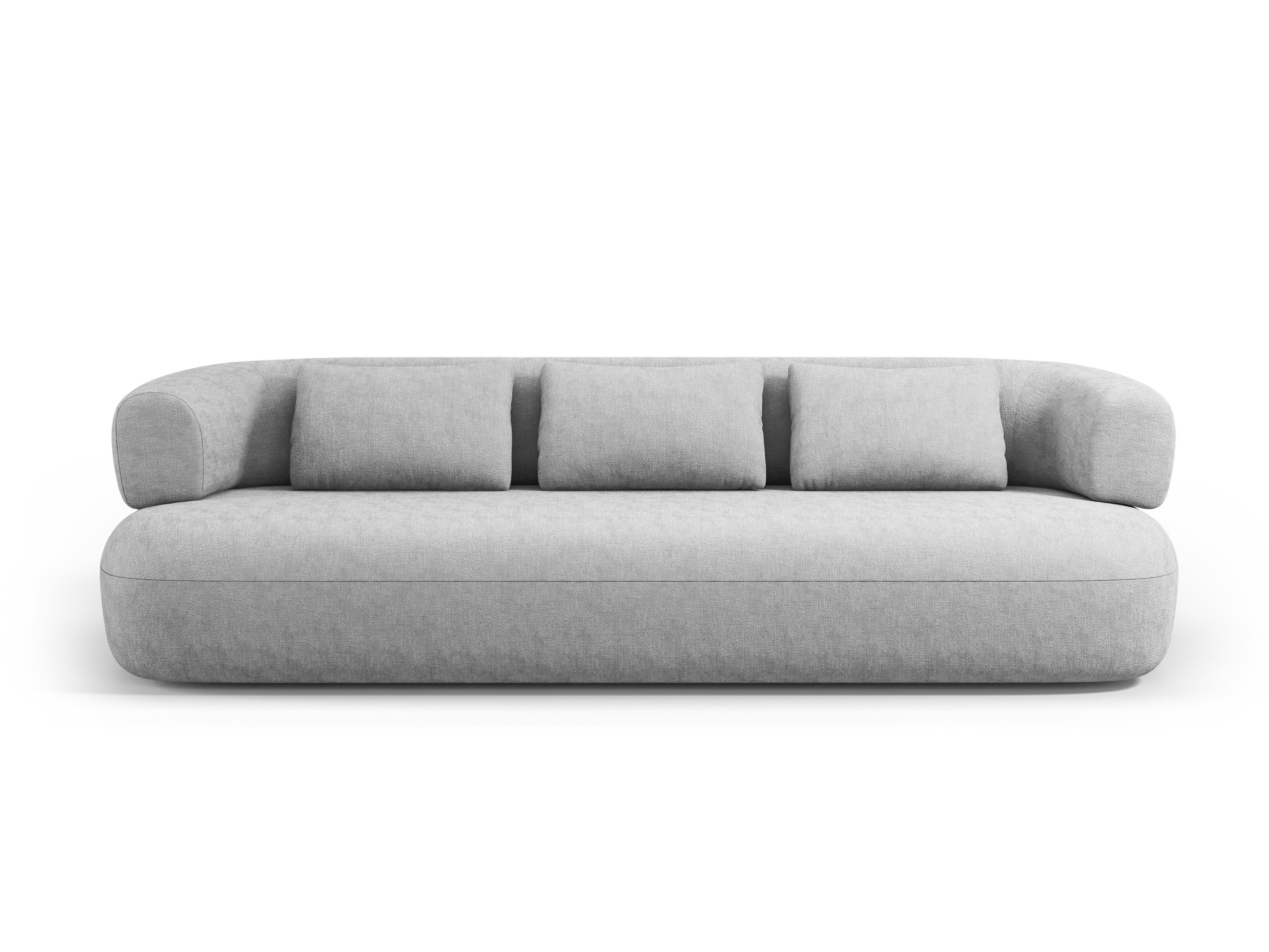Sofa 3,5-zits ALDRIN grijs chenille