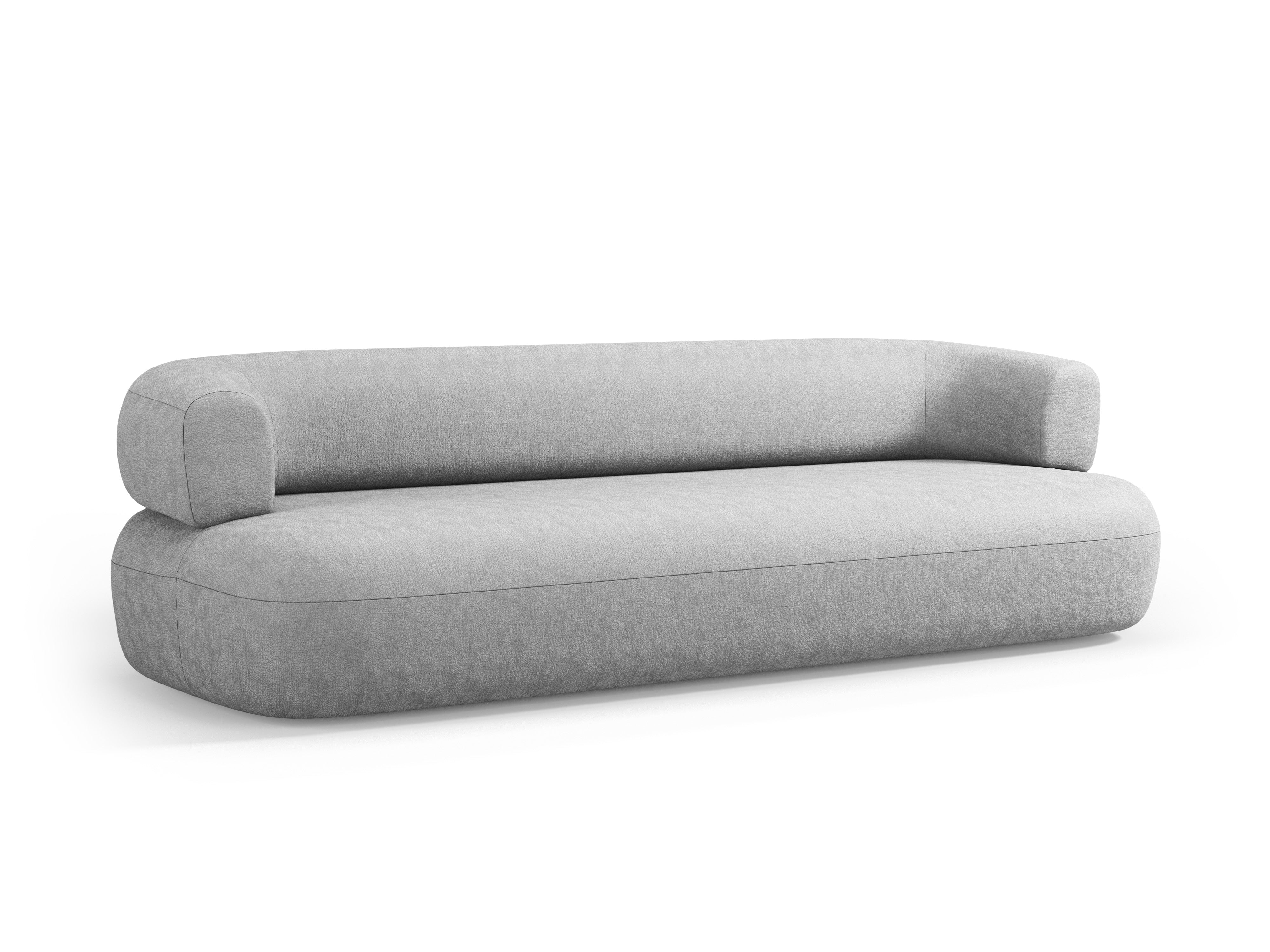 Sofa 3,5-zits ALDRIN grijs chenille