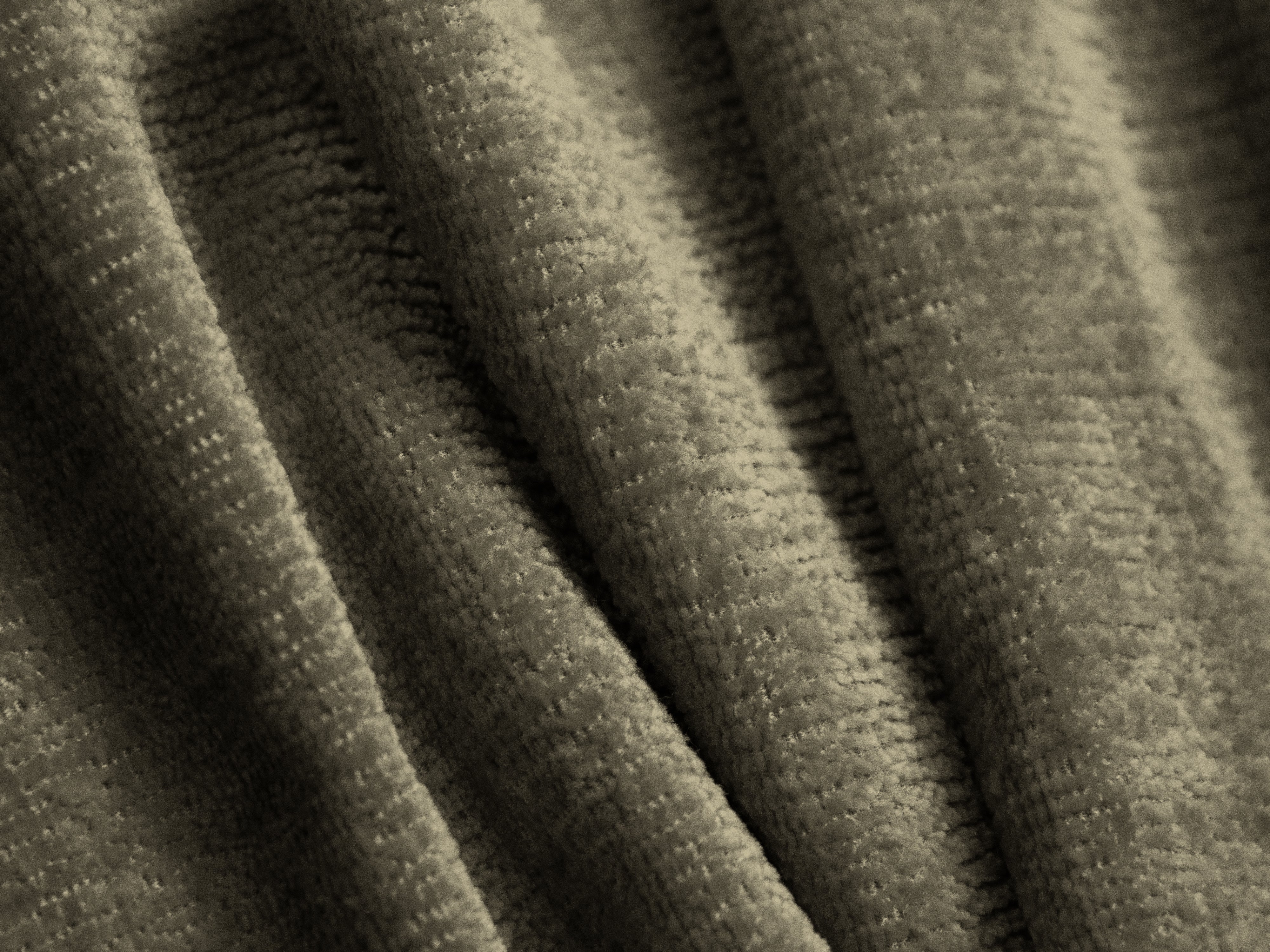 Sofa 3,5-zitplaatsen ALDRIN groen chenille