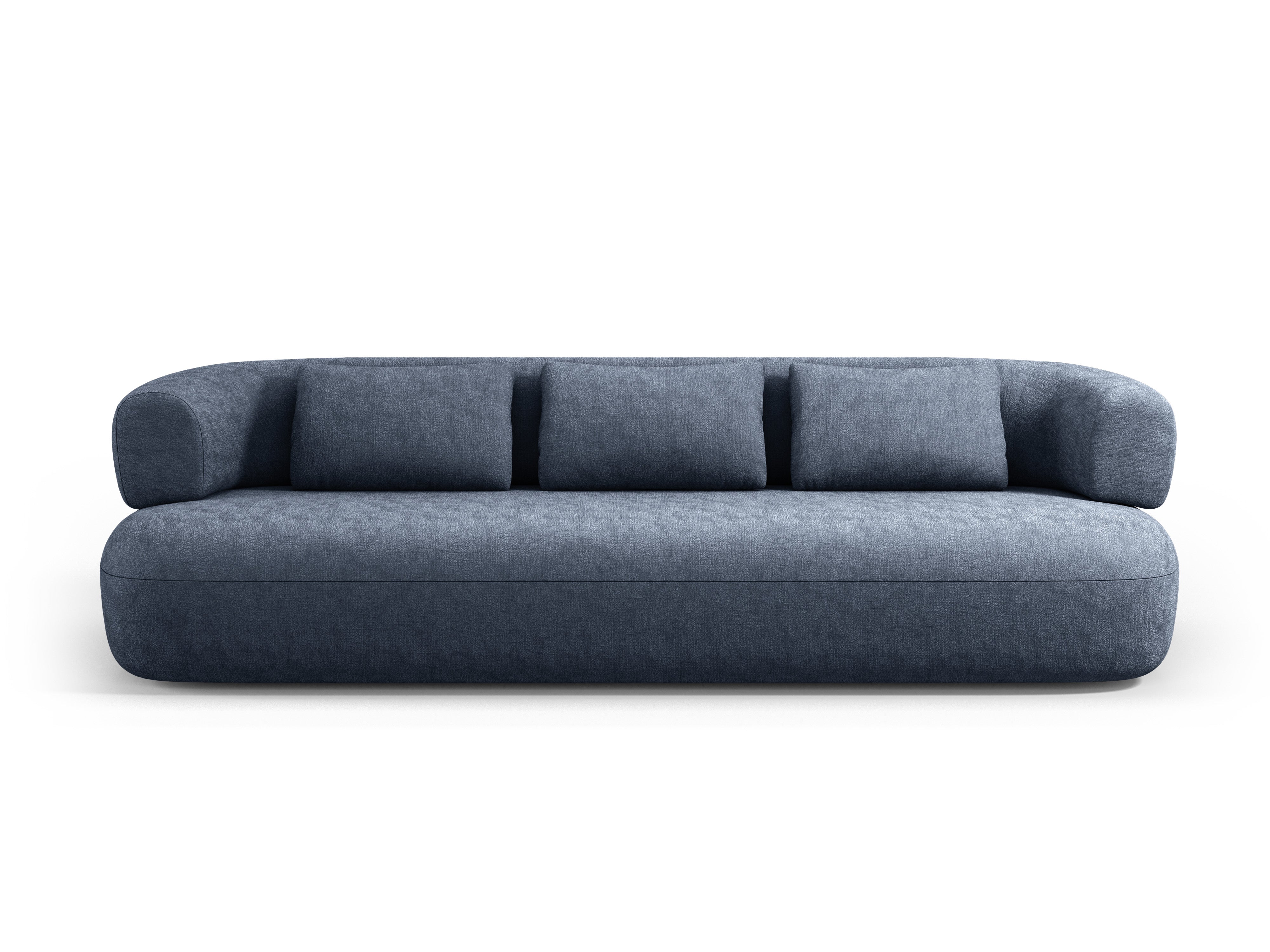 Sofa 3,5-zits ALDRIN in marineblau chenille