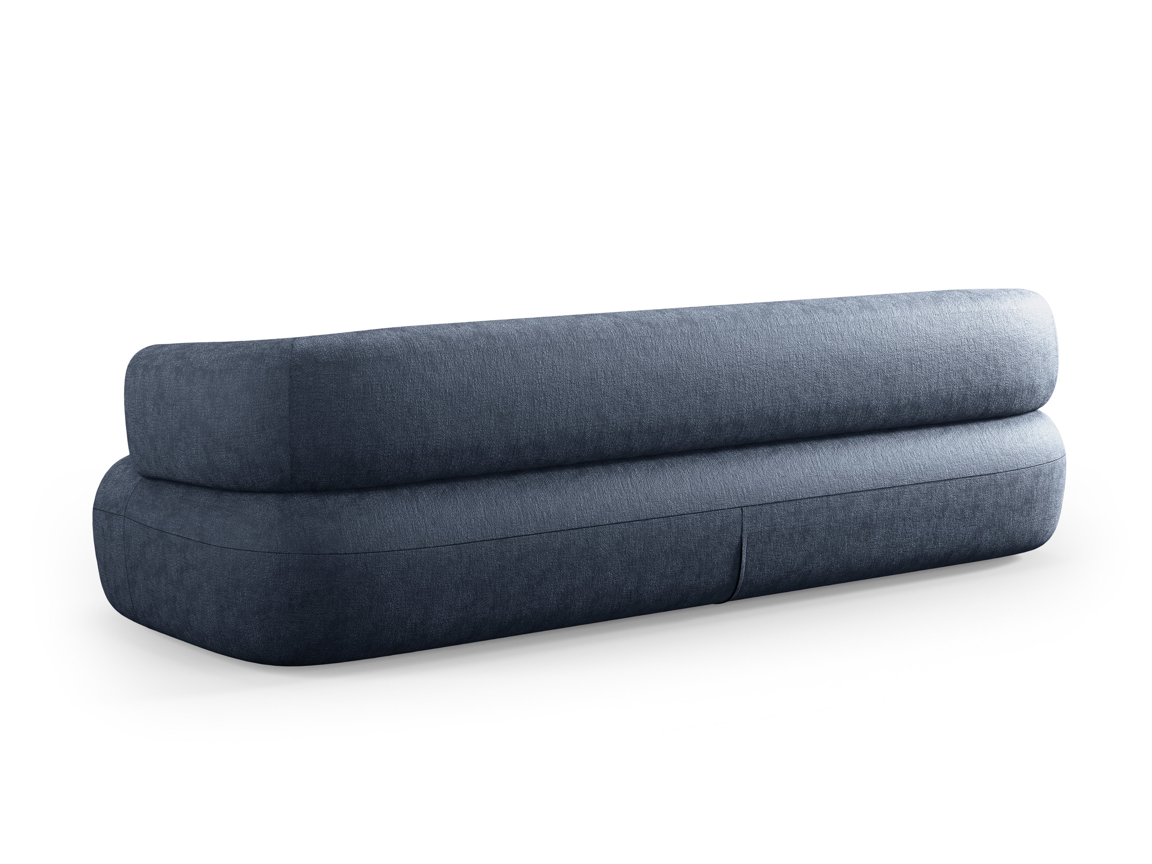 Sofa 3,5-zits ALDRIN in marineblau chenille