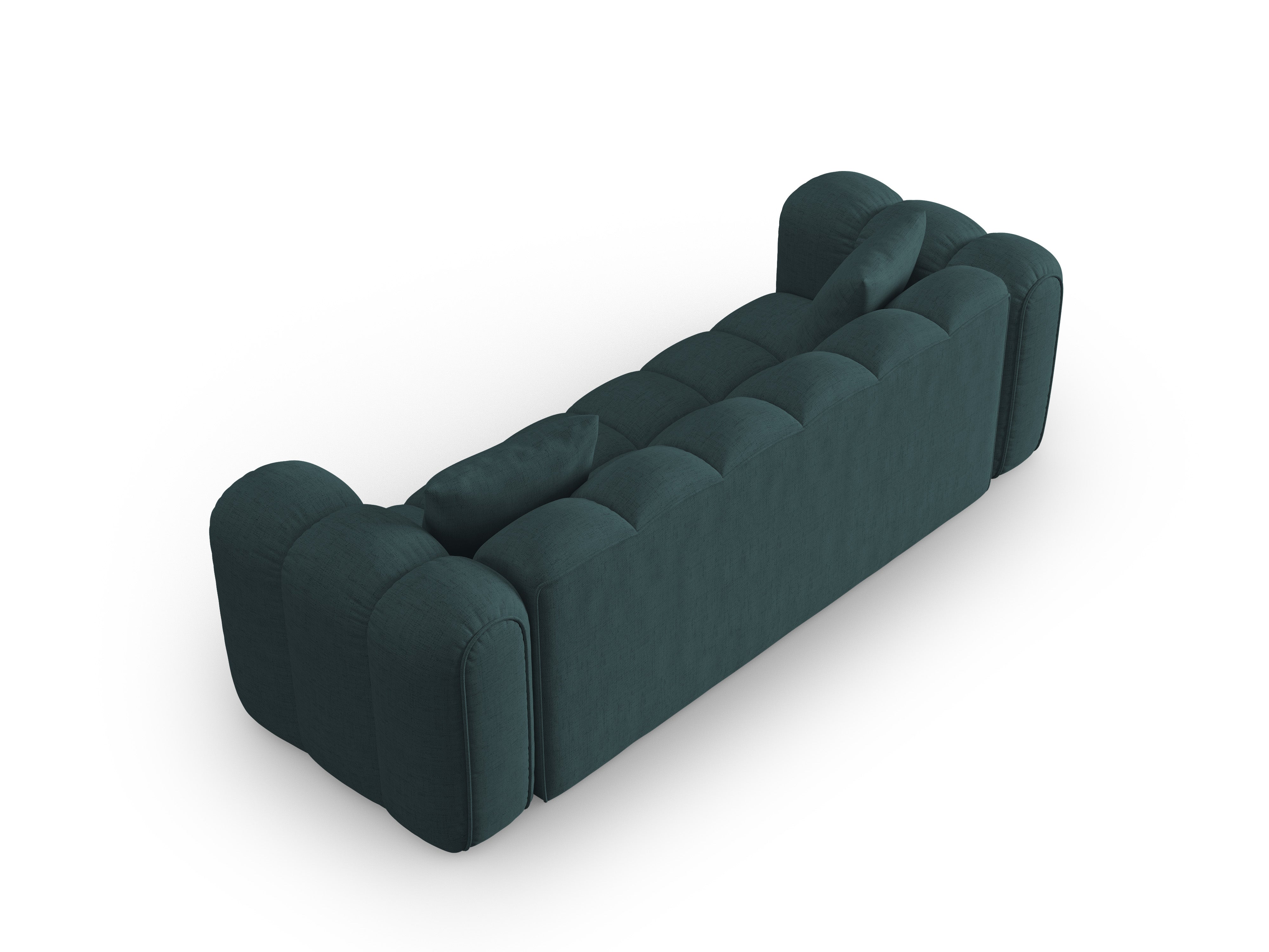 Sofa 4-persoons ASTRO turkoois chenille