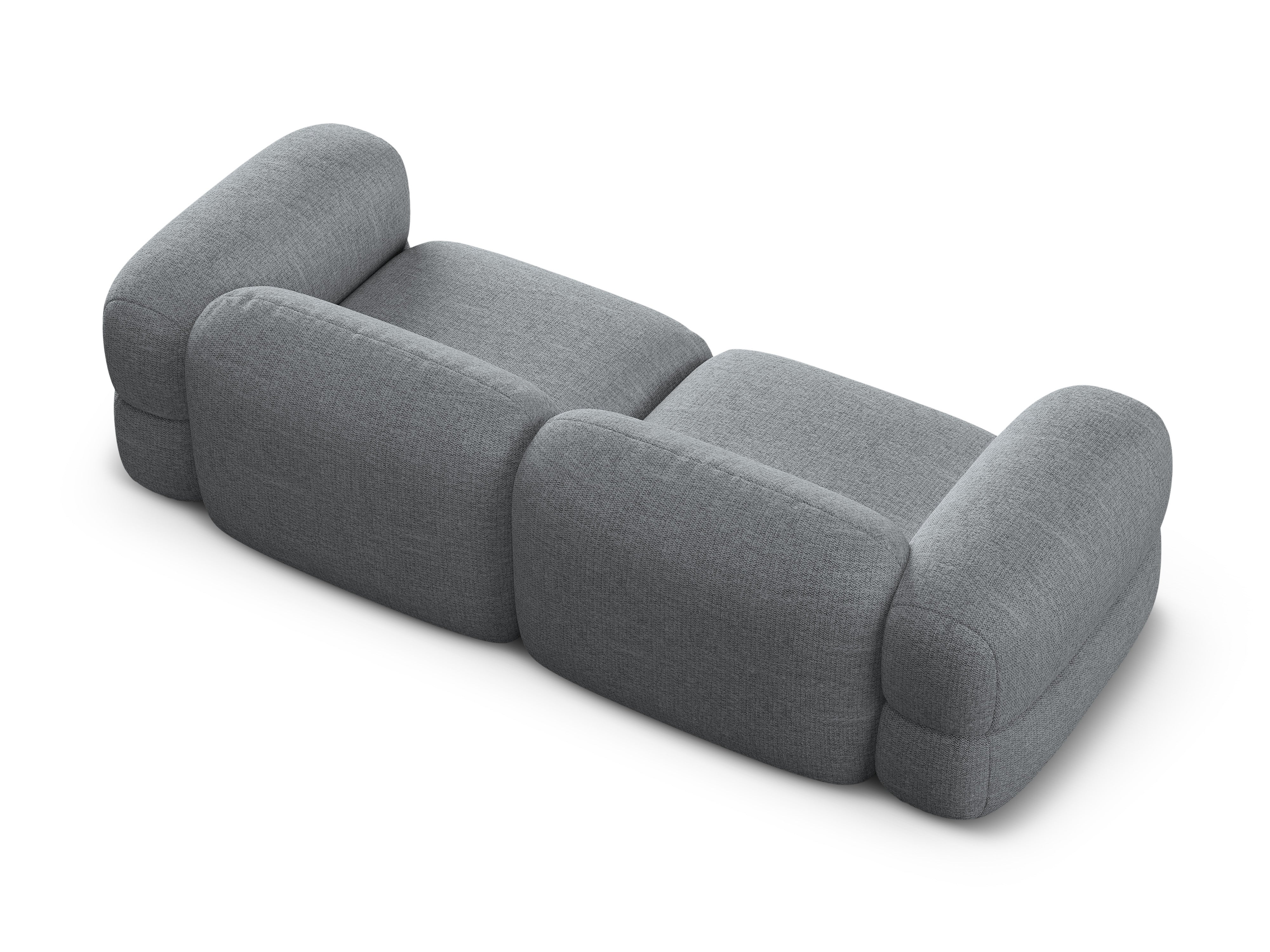 Sofa 4-persoons ROGER grijs chenille