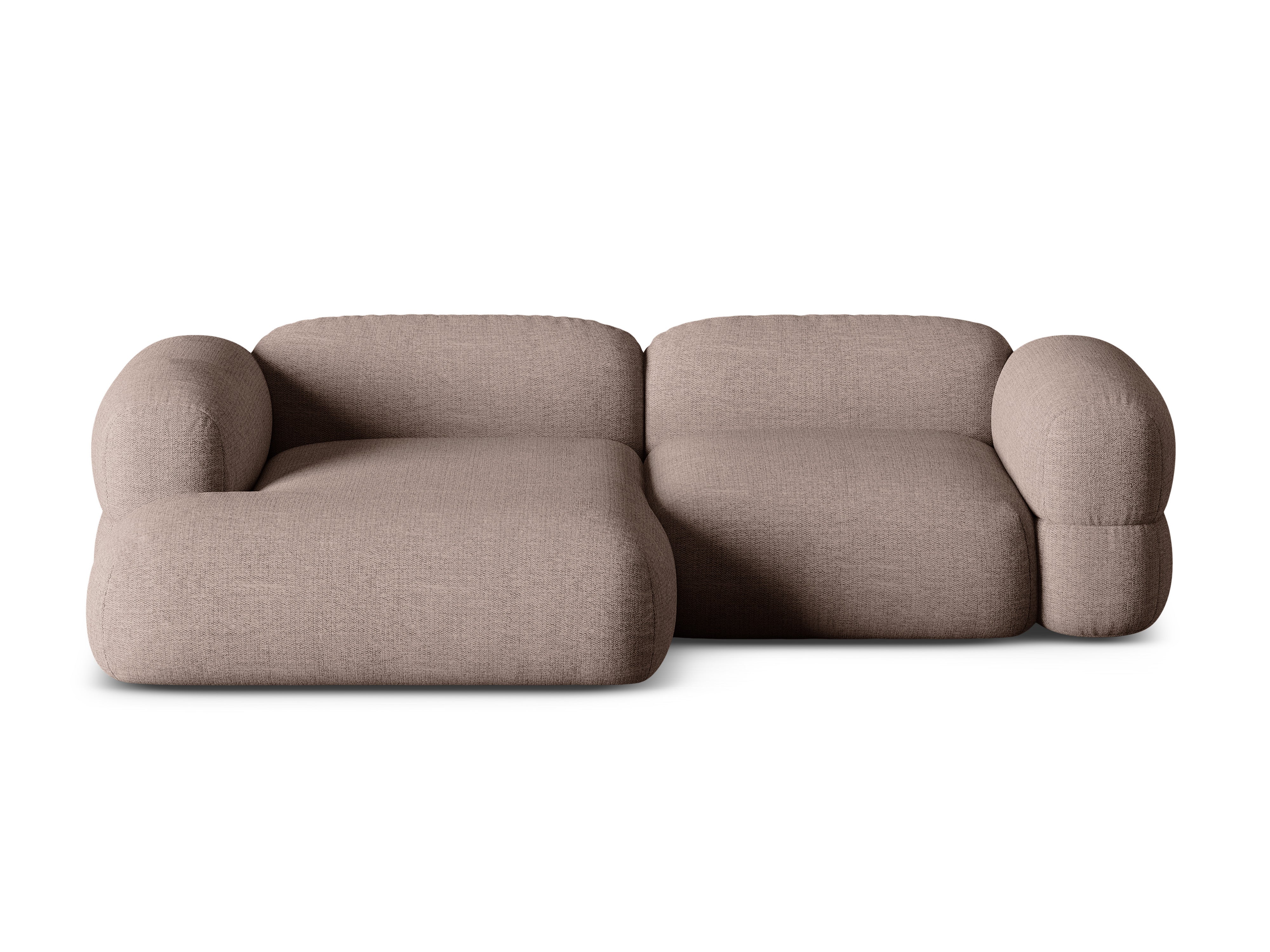 Linkerhoekbank ROGER cappuccino szenil