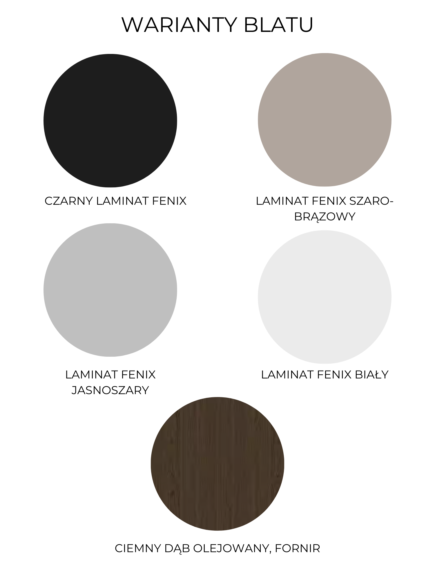 Tafel PANA met een basis van donker eikenhout