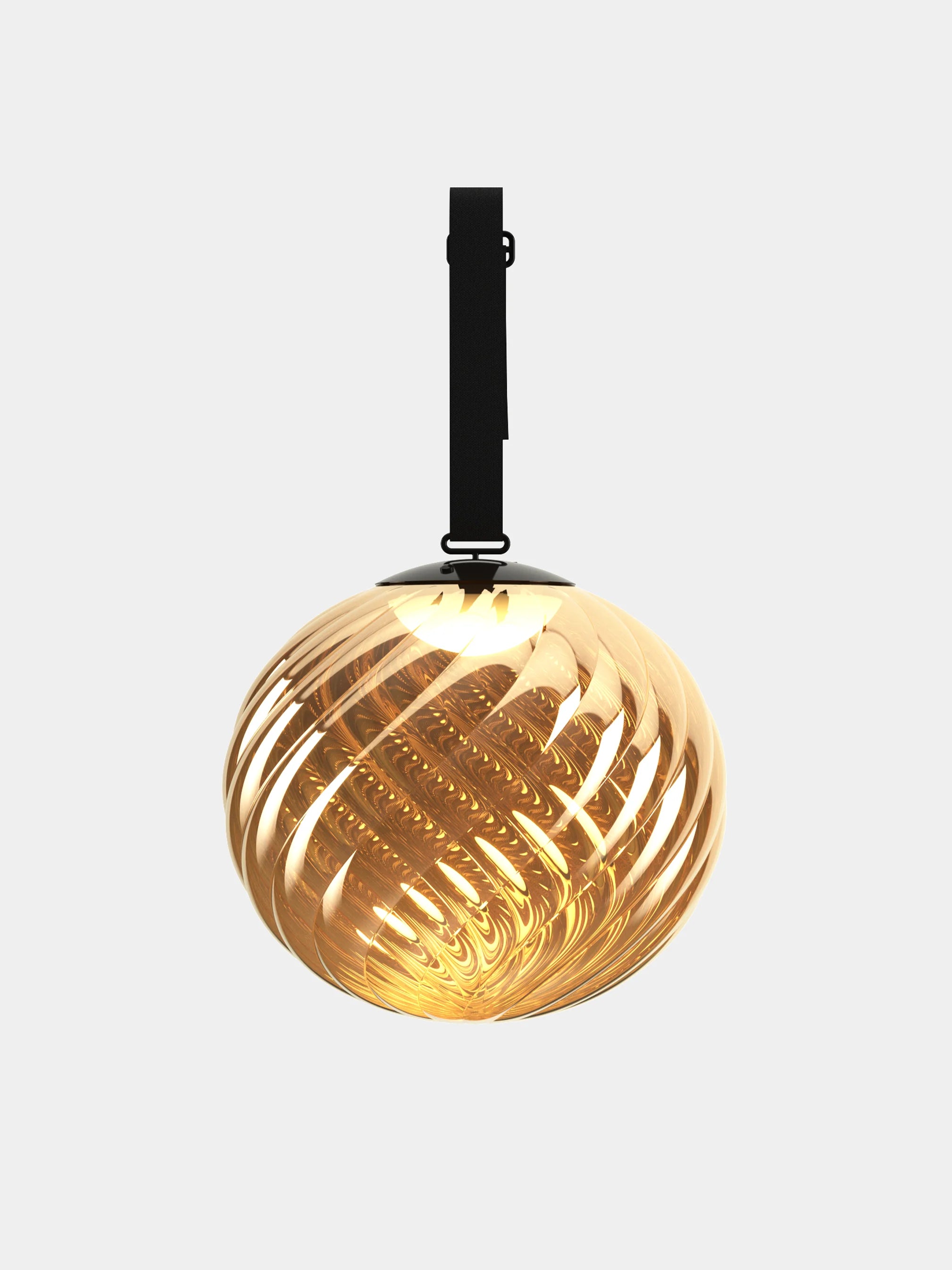 Tragbare Lampe WHIRL gold