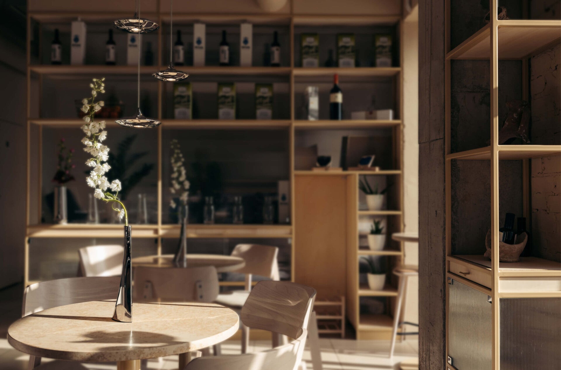 Set von Hängeleuchten LAMPIN inox