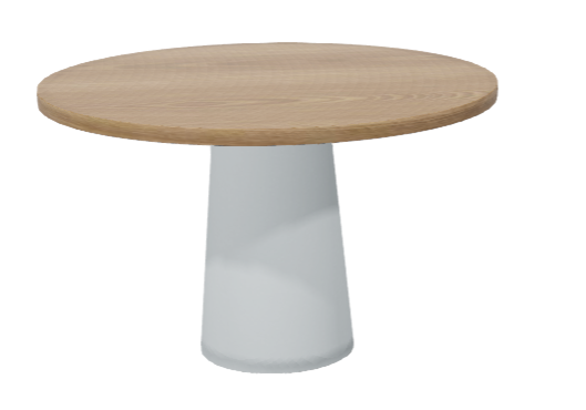 Runde Tischbehälter Eiche Holz