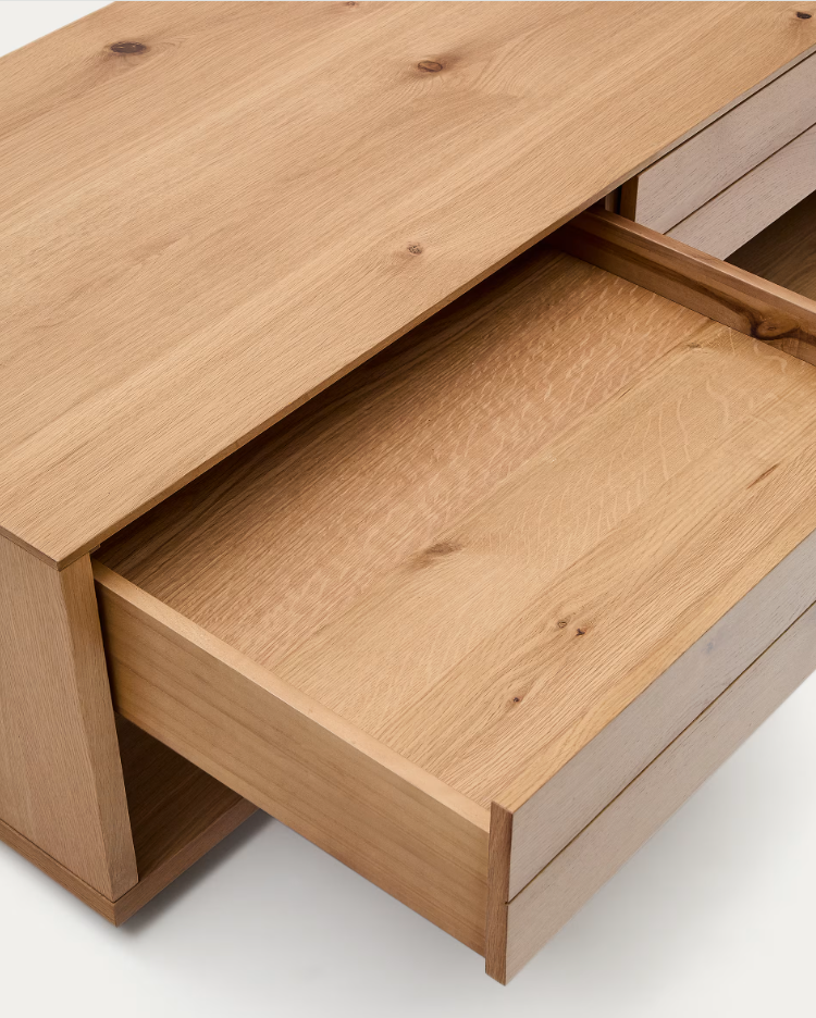 Koffietafel ALGUMEA eikenfineer