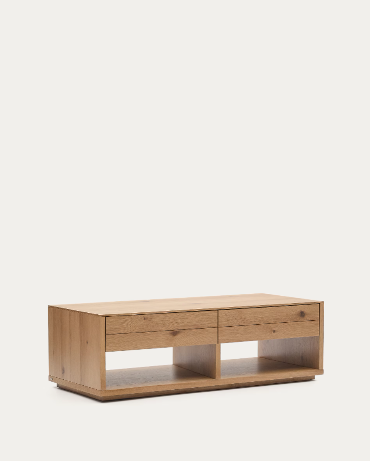 Koffietafel ALGUMEA eikenfineer