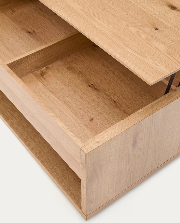 Koffietafel ALGUMEA eikenfineer
