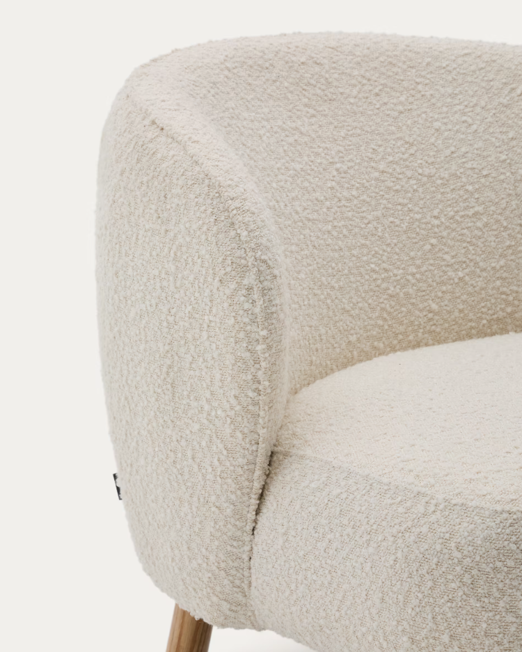 Fotel ULIT witte boucle