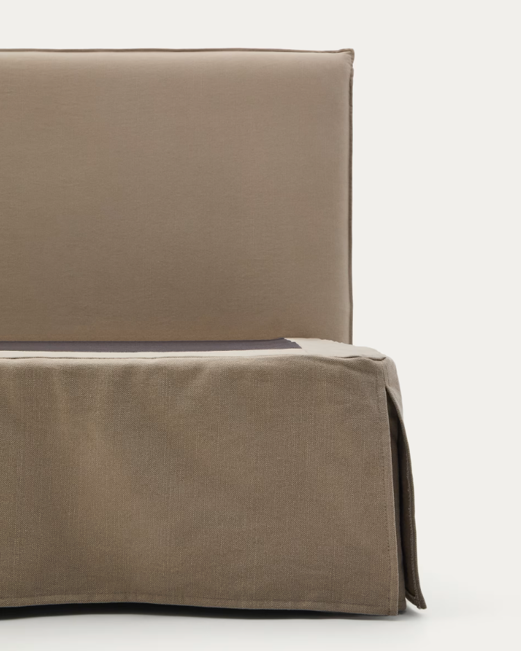 Jaira beige bed