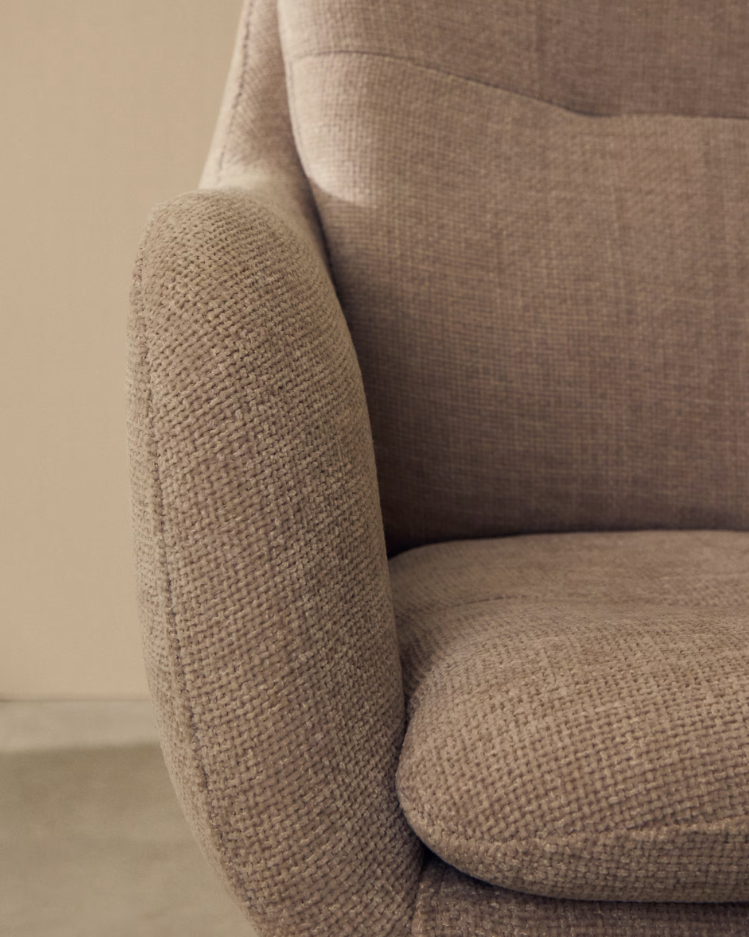 Lexa Beige Skym Rotary Stuhl