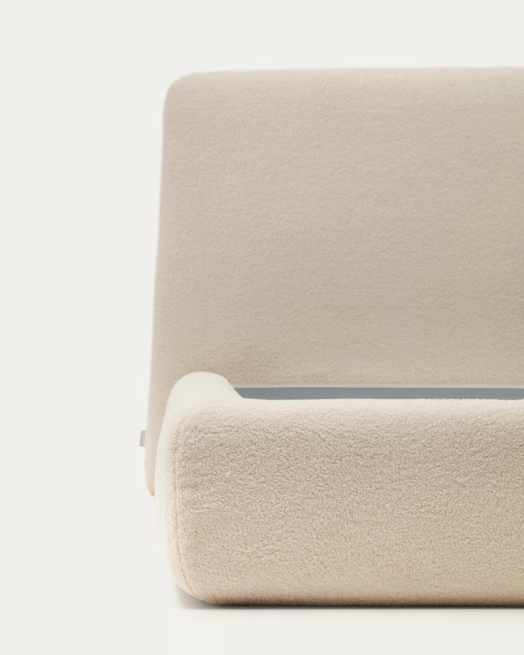 Eenpersoonsbed MARTINA baranek écru